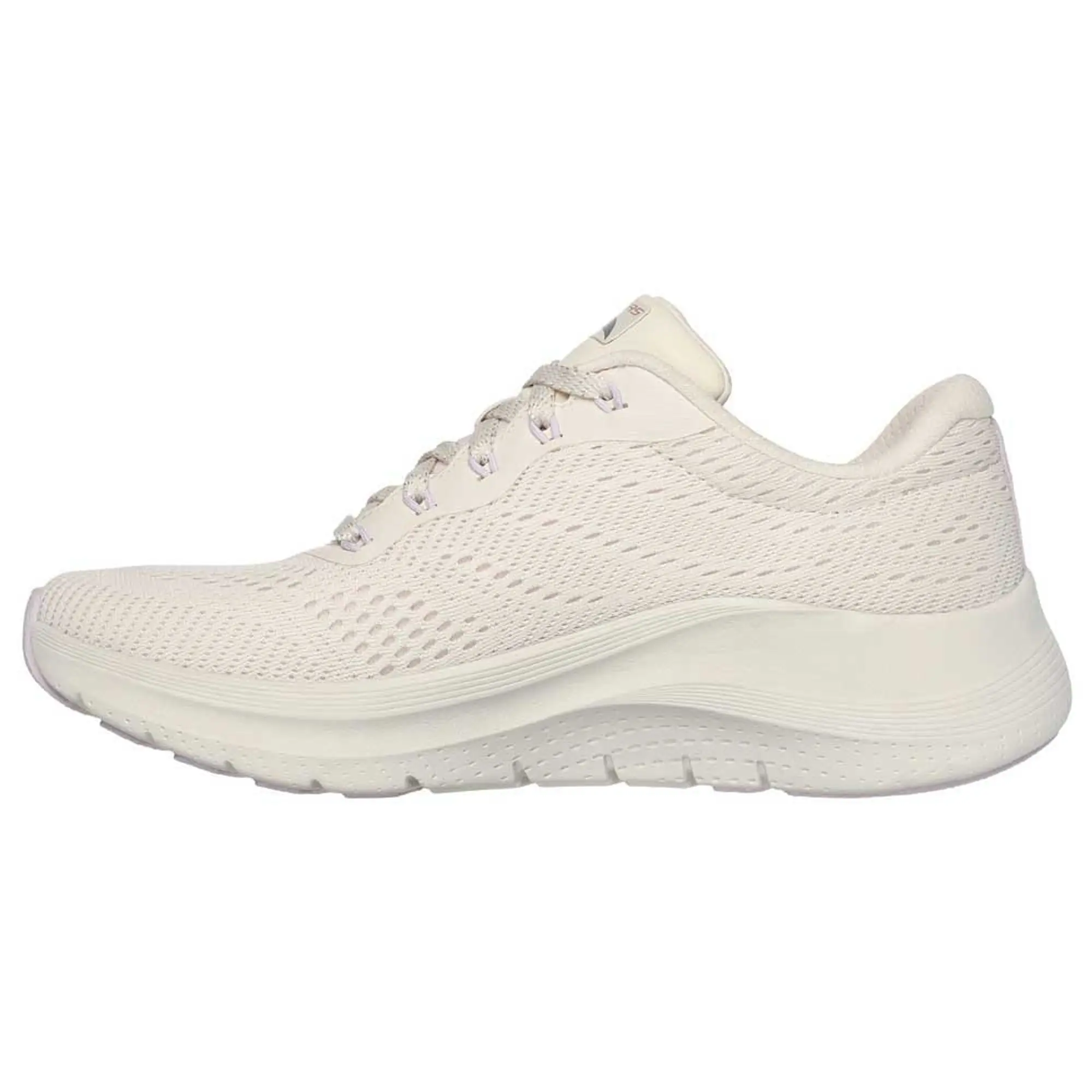 Skechers Women's Arch Fit 2.0 - Big League Sneaker in Natural | Textile/Synthetic