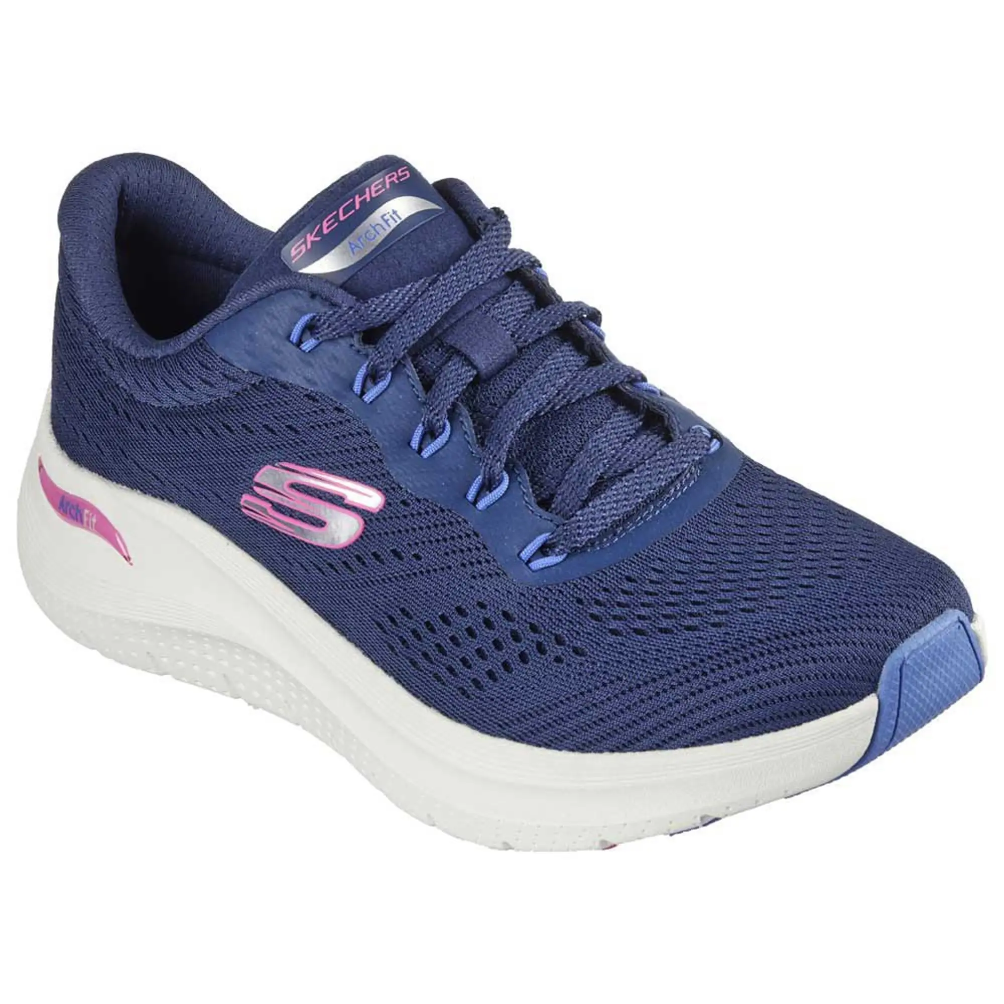 Skechers Women's Arch Fit 2.0 - Big League Sneaker in Navy Blue