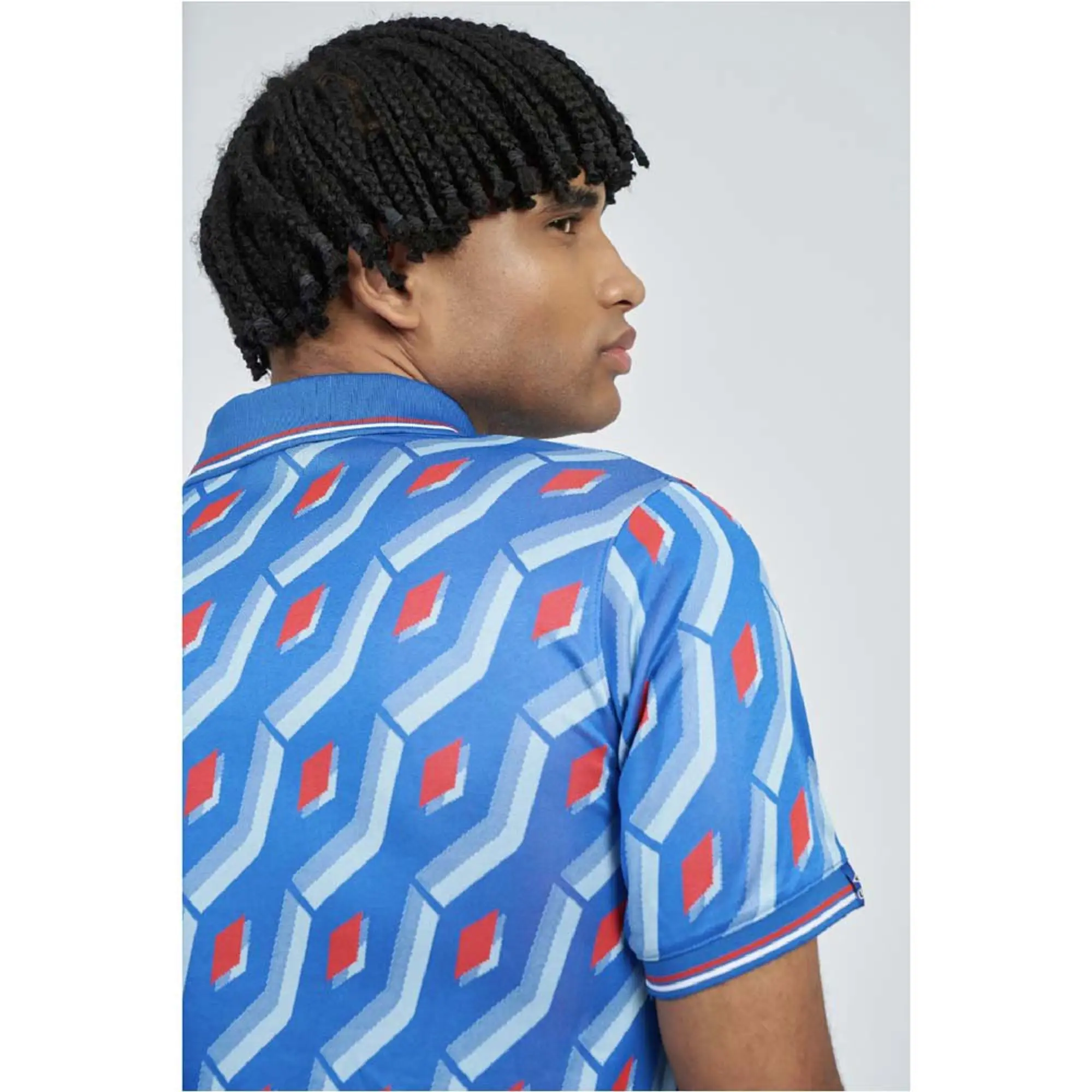 Umbro Jacquard Short Sleeve Polo