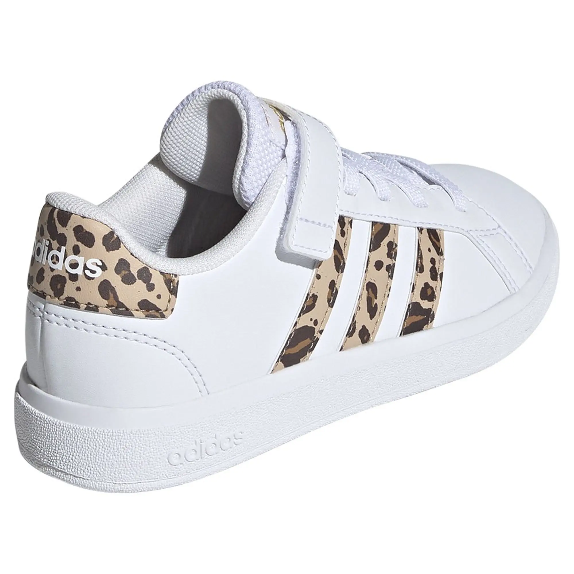 adidas  GRAND COURT 2.0 EL K  girls's Children's Shoes (Trainers) in White
