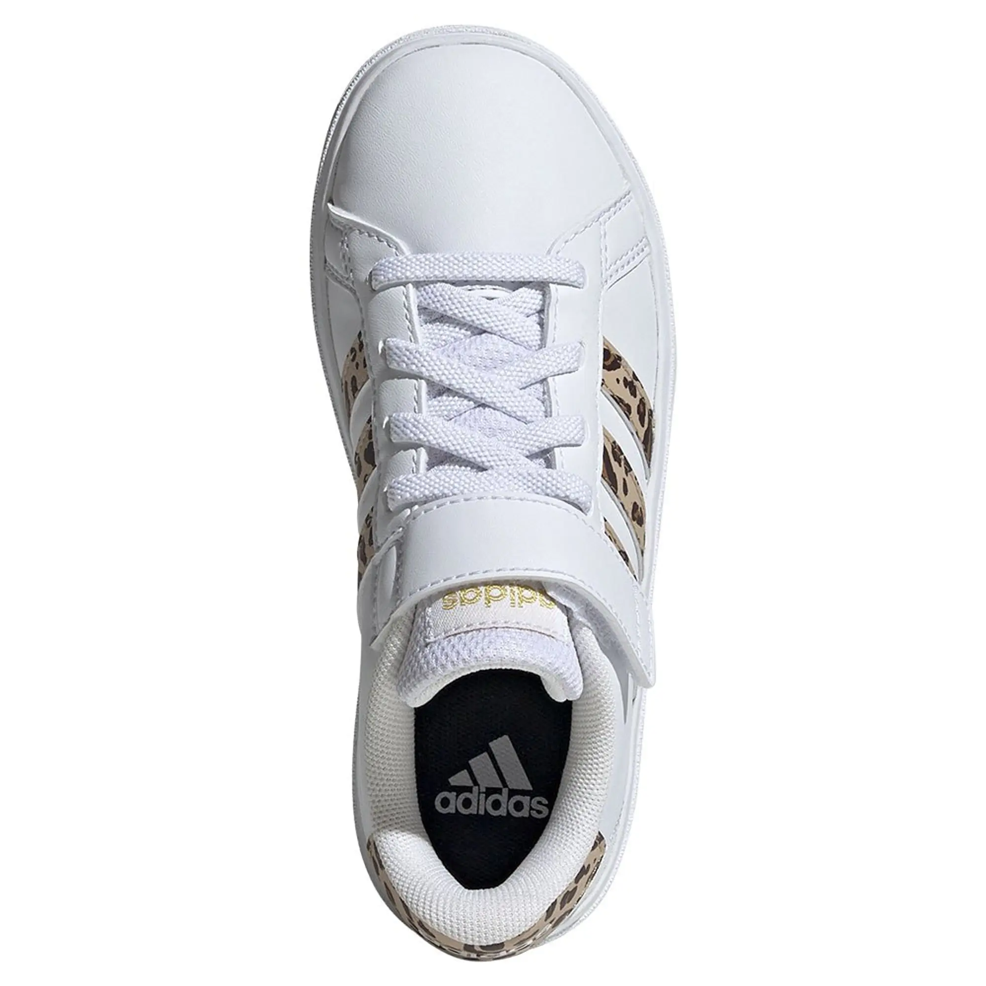 adidas  GRAND COURT 2.0 EL K  girls's Children's Shoes (Trainers) in White