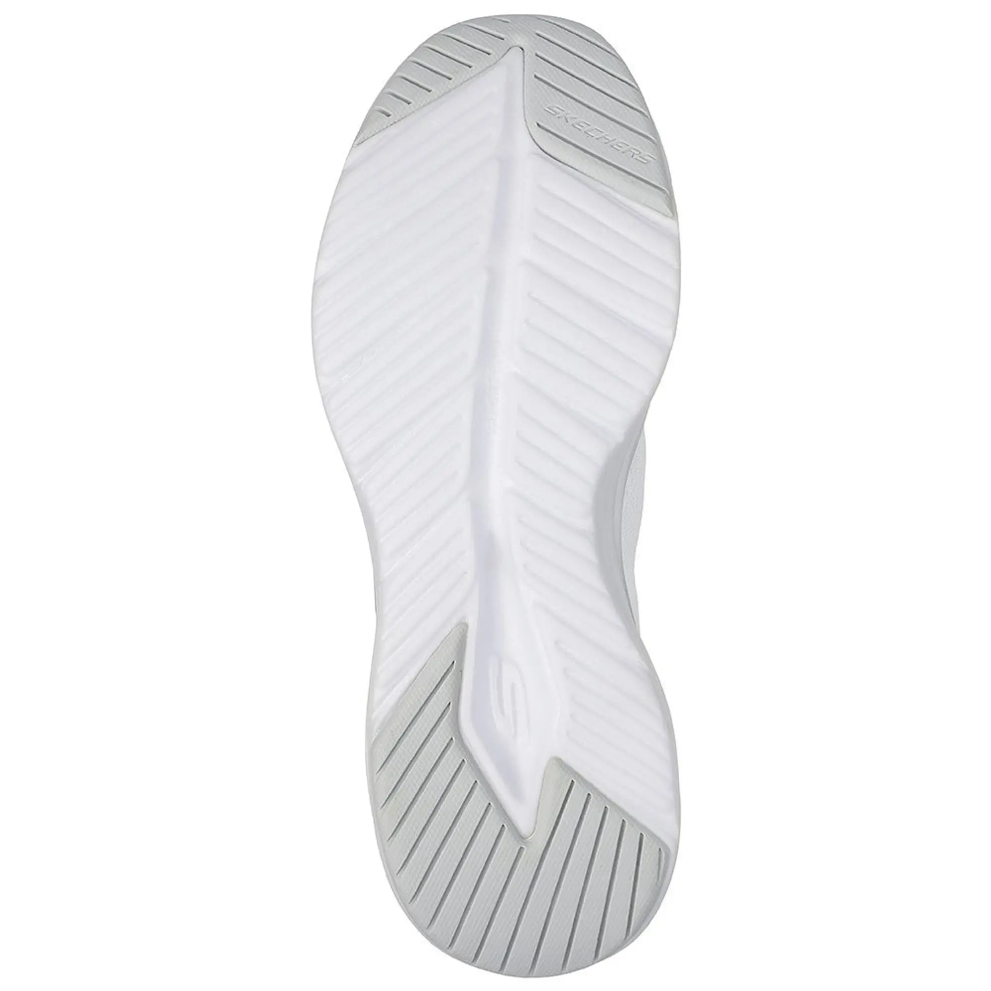 Skechers Women's Vapor Foam - Midnight Glimmer Sneaker in White/Silver