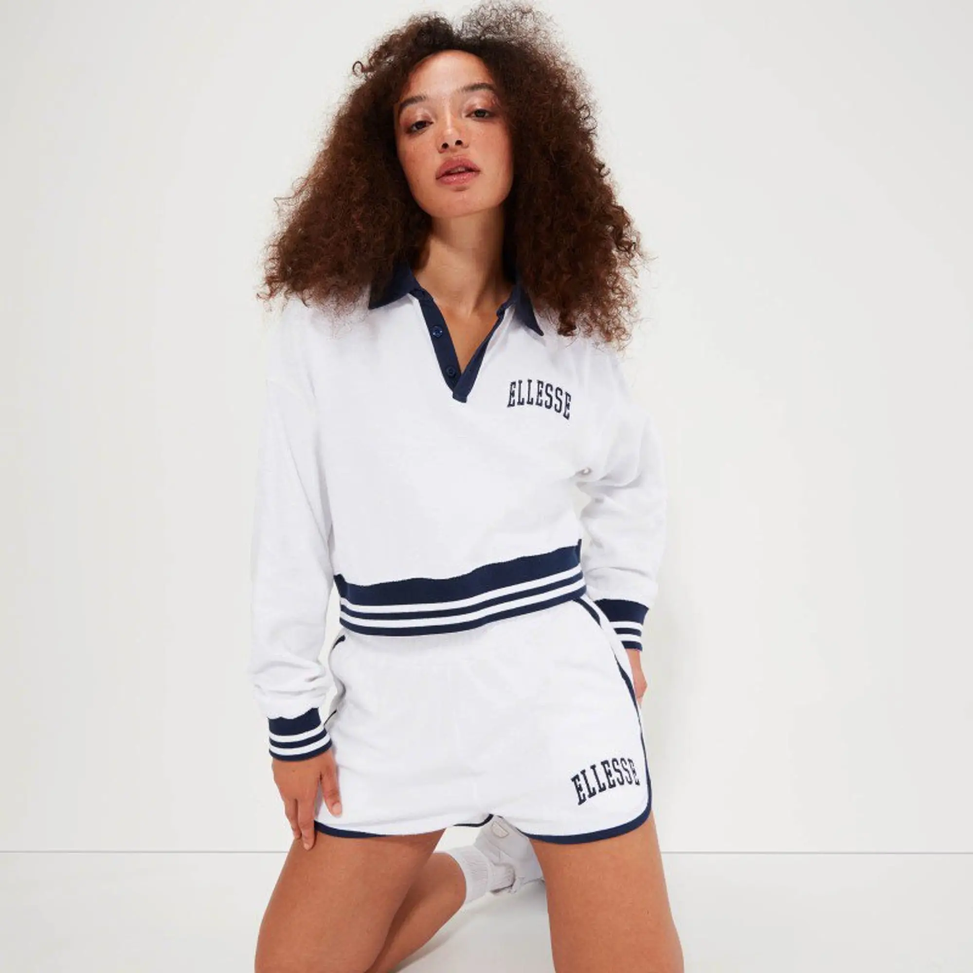 Ellesse Crocetta Cropped Sweatshirt