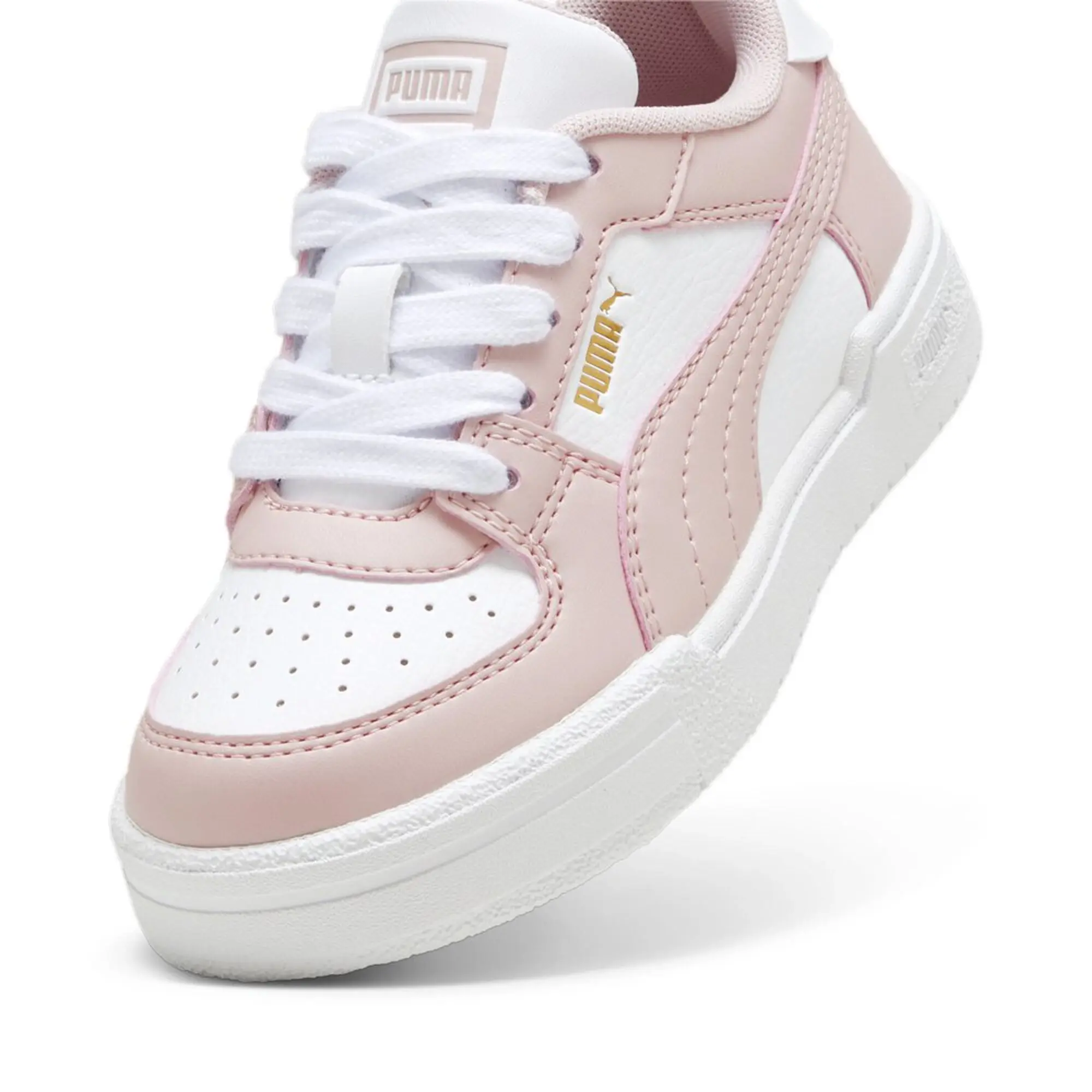 PUMA CA Pro Classic Kids' Trainers, White/Mauve Mist