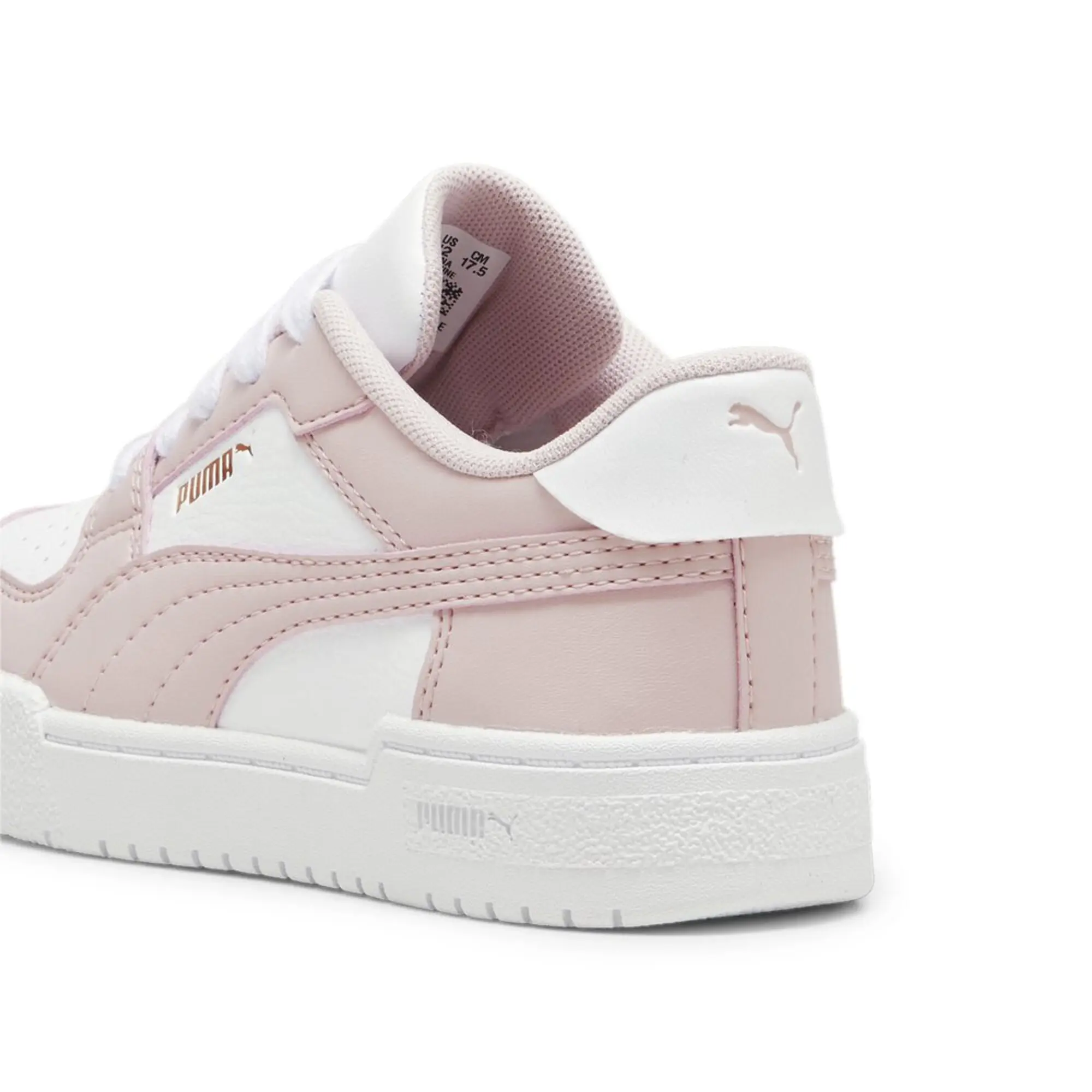 PUMA CA Pro Classic Kids' Trainers, White/Mauve Mist