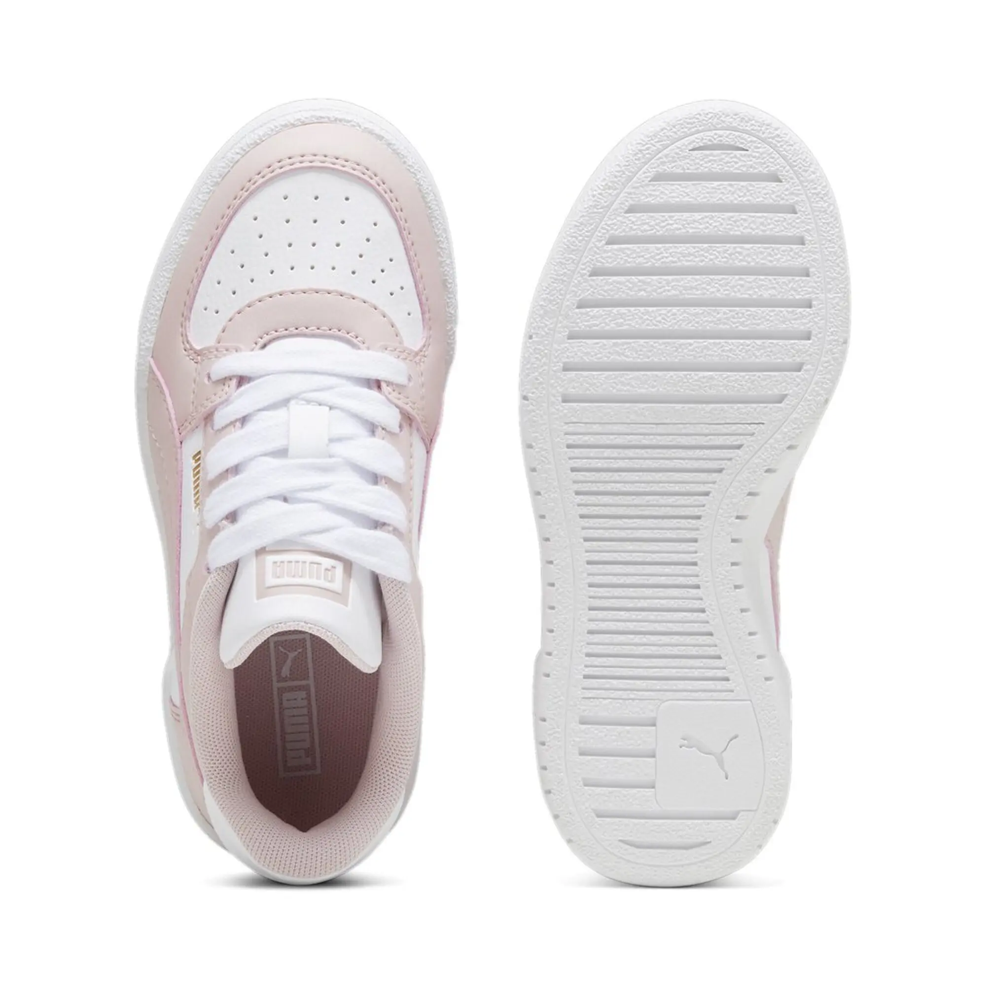 PUMA CA Pro Classic Kids' Trainers, White/Mauve Mist