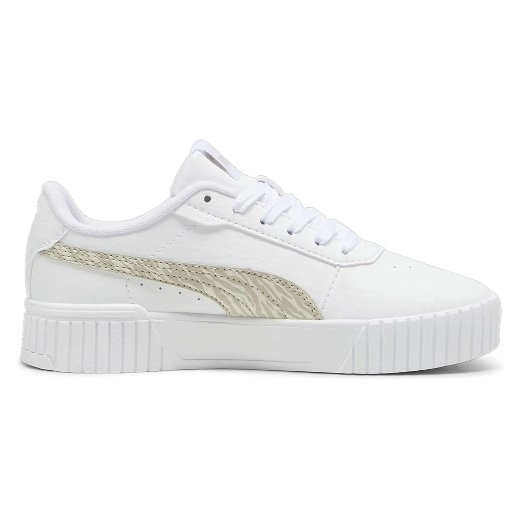 Puma  Carina 2.0 Zebra Jr  girls's Children's Shoes (Trainers) in White