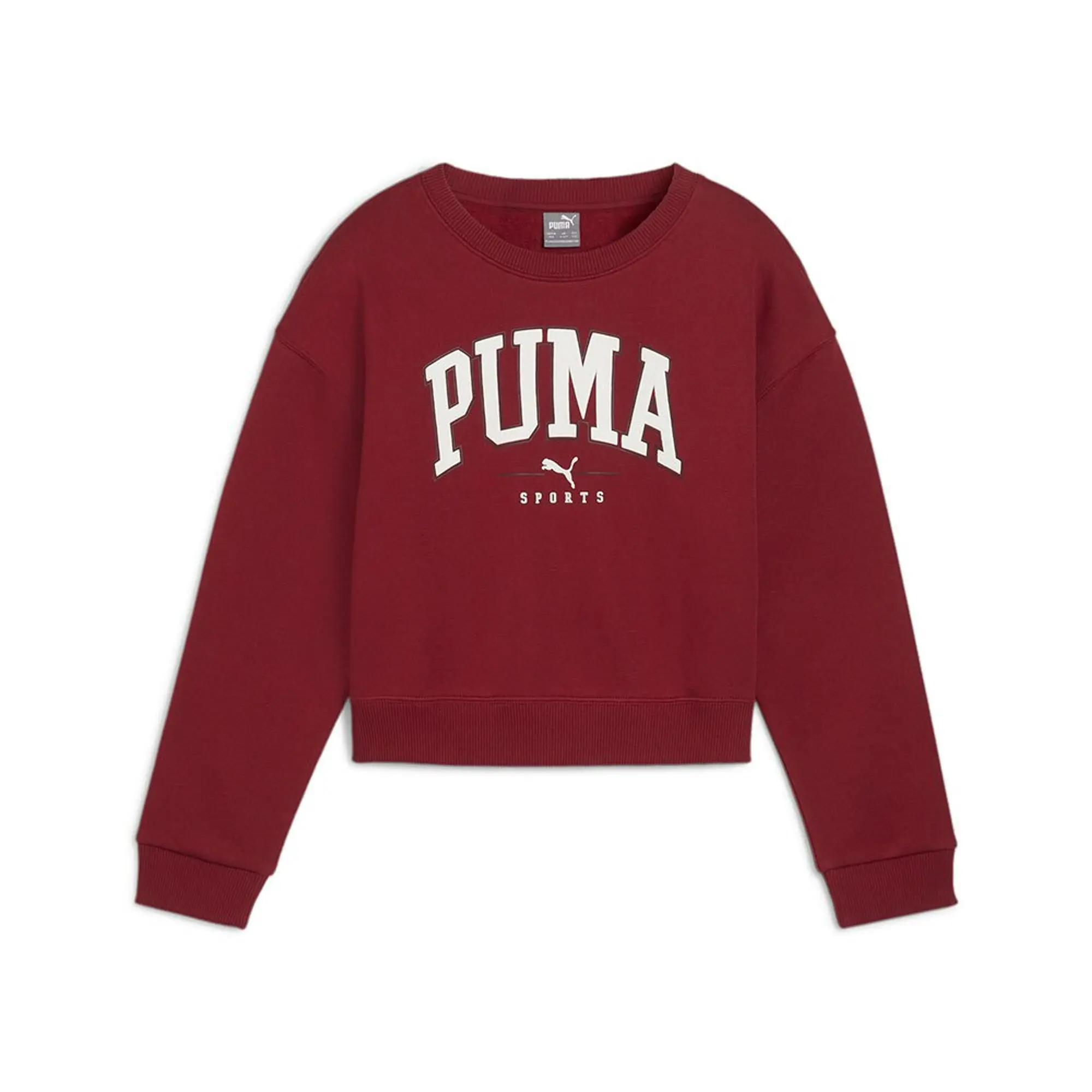 Puma Squad Crew Fl G Sweatshirt Unisex Kids - Red