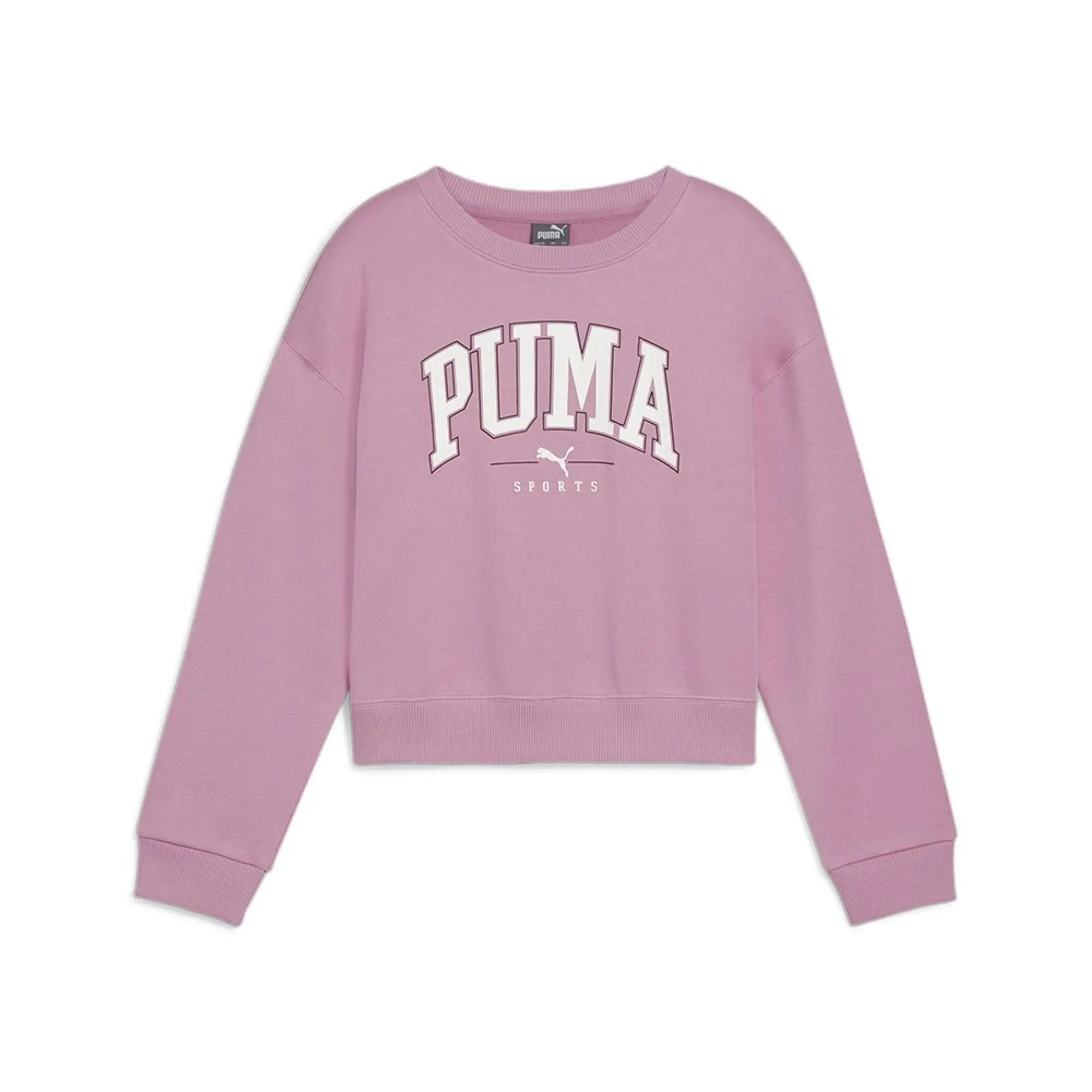 Puma SQUAD Girls Crew Sweat Top - Pink