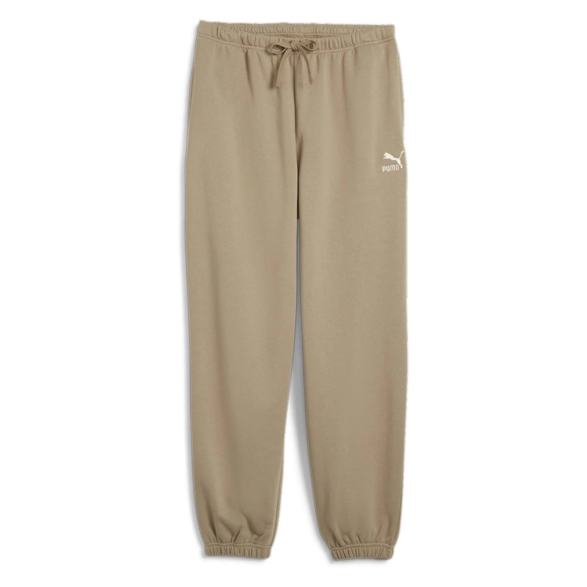 Puma Womens Better Classics Sweatpants - Beige Cotton