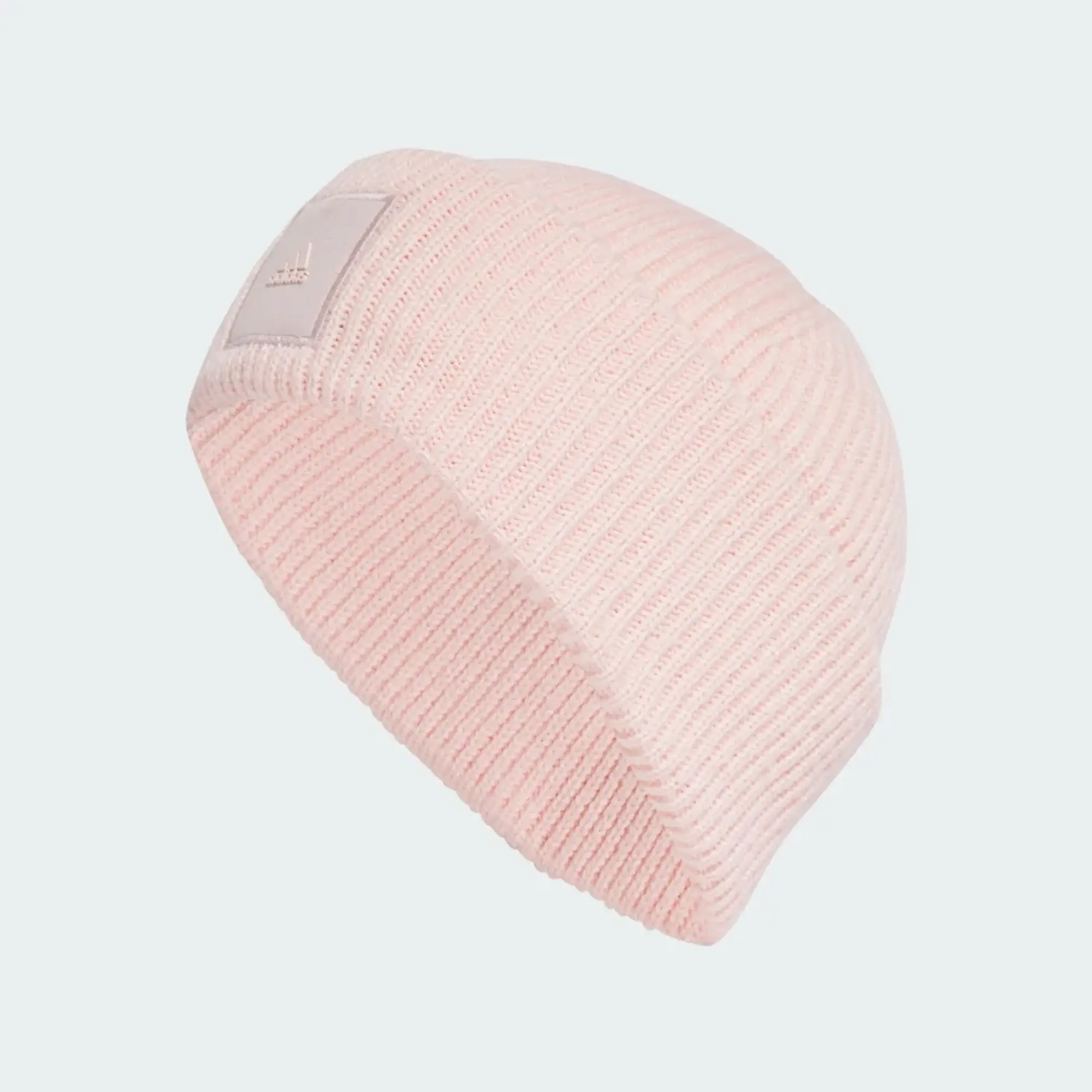 Adidas Cuffed Beanie In Sandy Pink