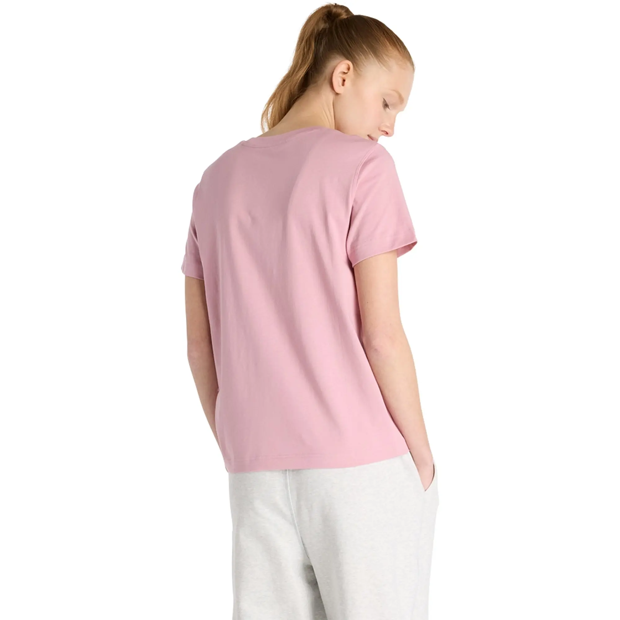 New Balance  SMALL LOGO T-SHIRT  women's T shirt in Beige