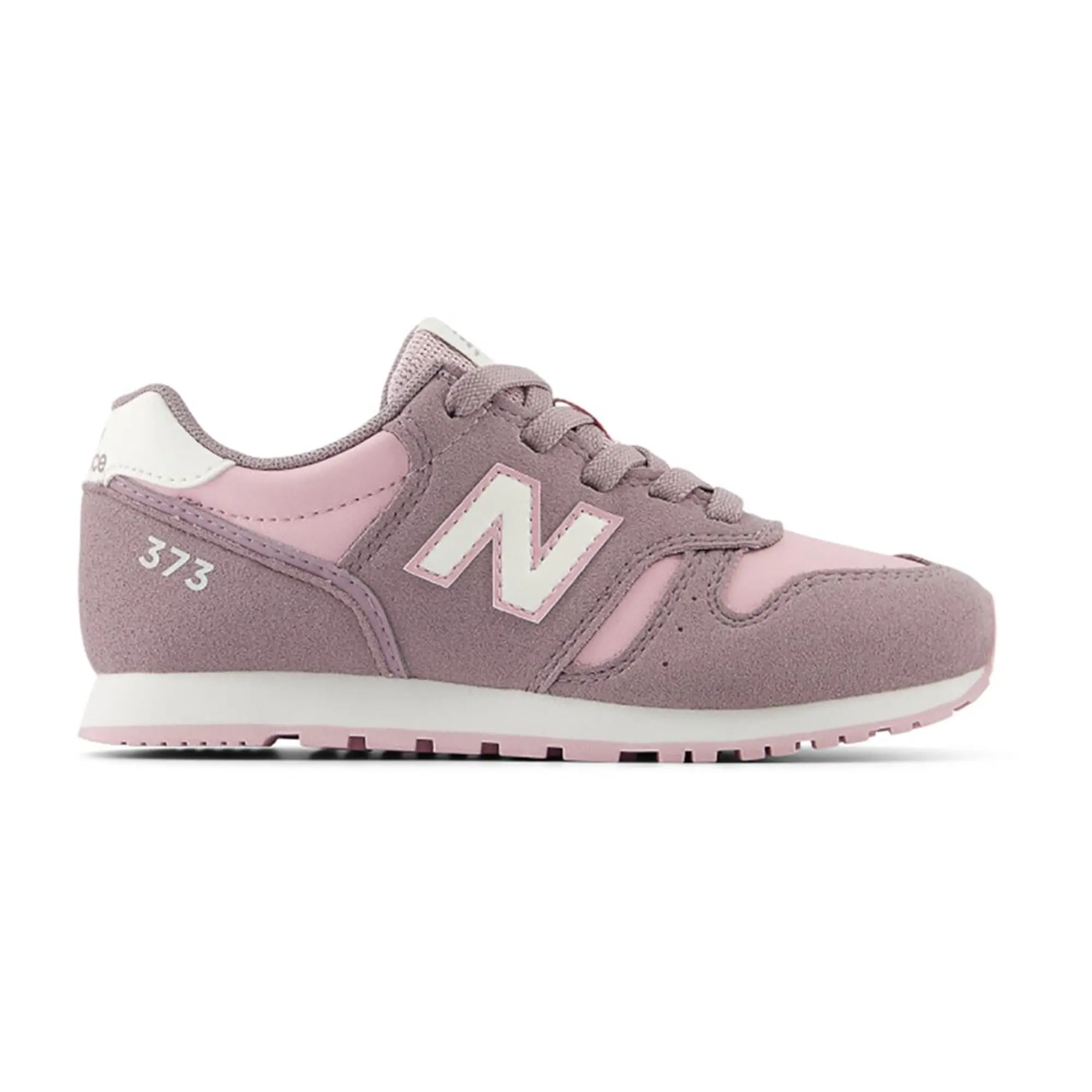 New Balance Kids'  YC 373 Green Lace Up Trainers