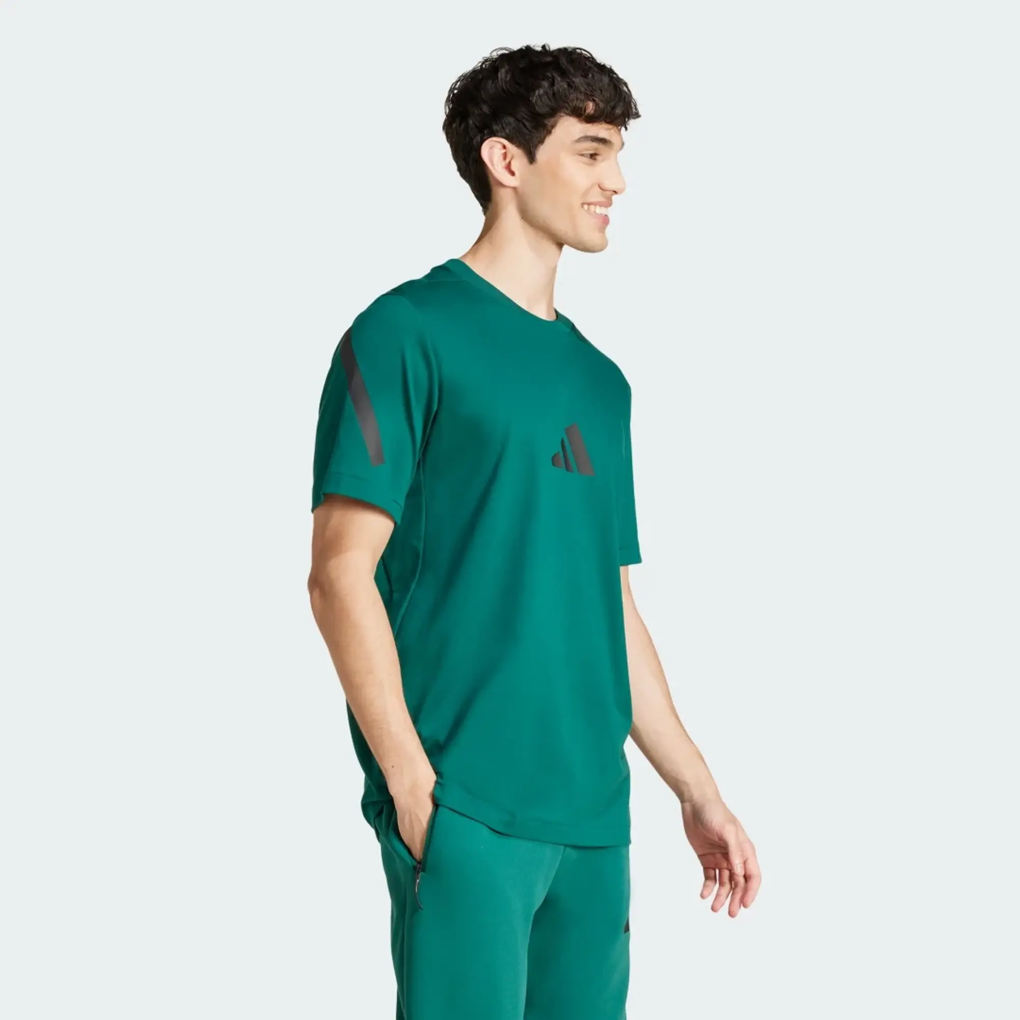 Manchester United x adidas Z.N.E. T-Shirt Green