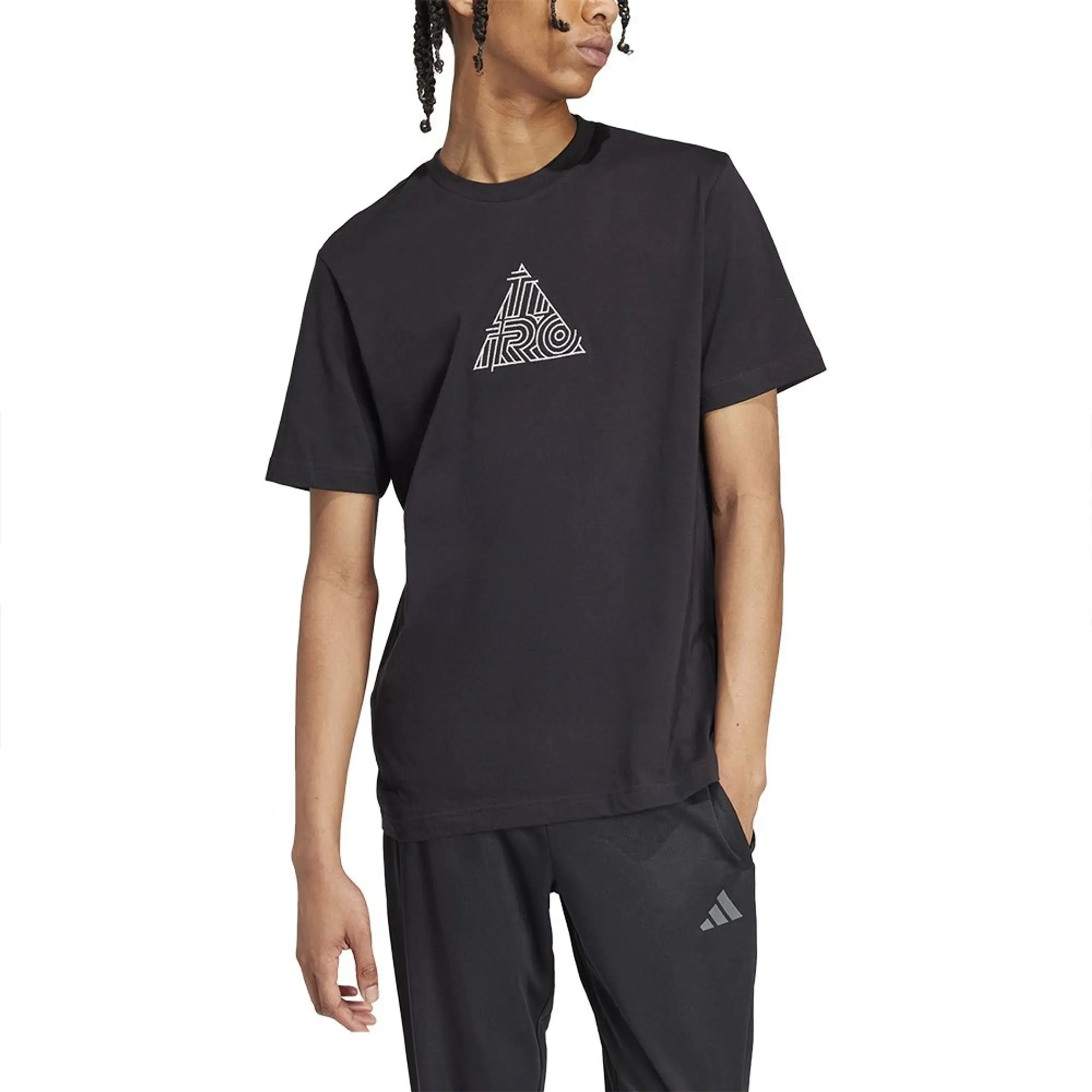 Adidas House Of Tiro Metallic Short Sleeve T-shirt