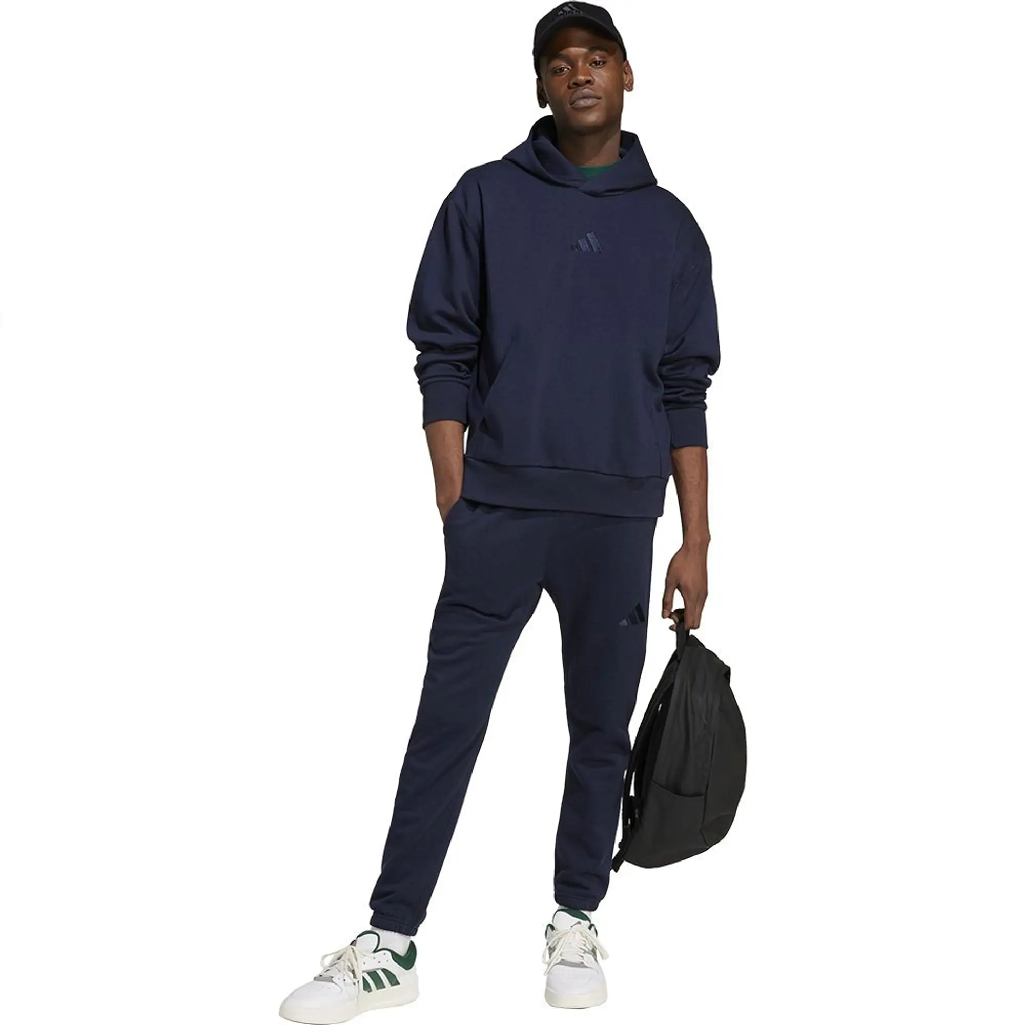 Manchester United x adidas ALL SZN Fleece Hoodie Navy