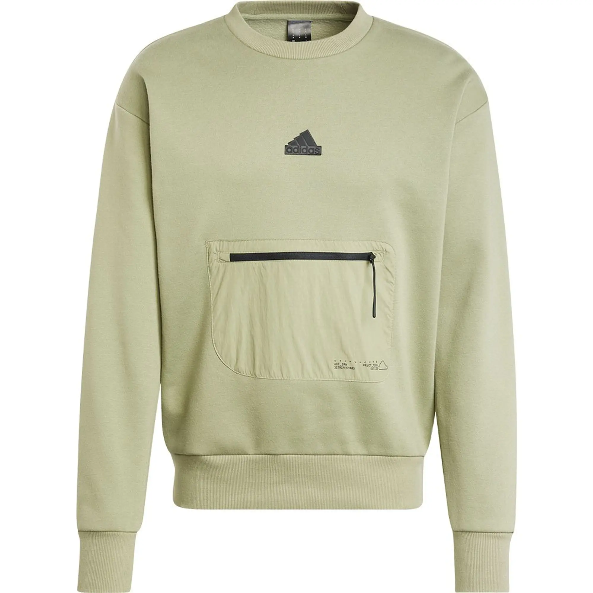 adidas City Escape Fleece Sweatshirt Mens - Green