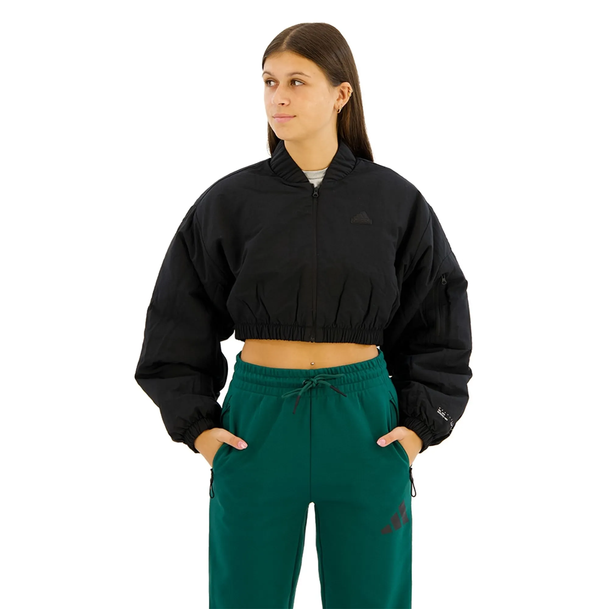 Adidas City Escape Padded Bomber Jacket