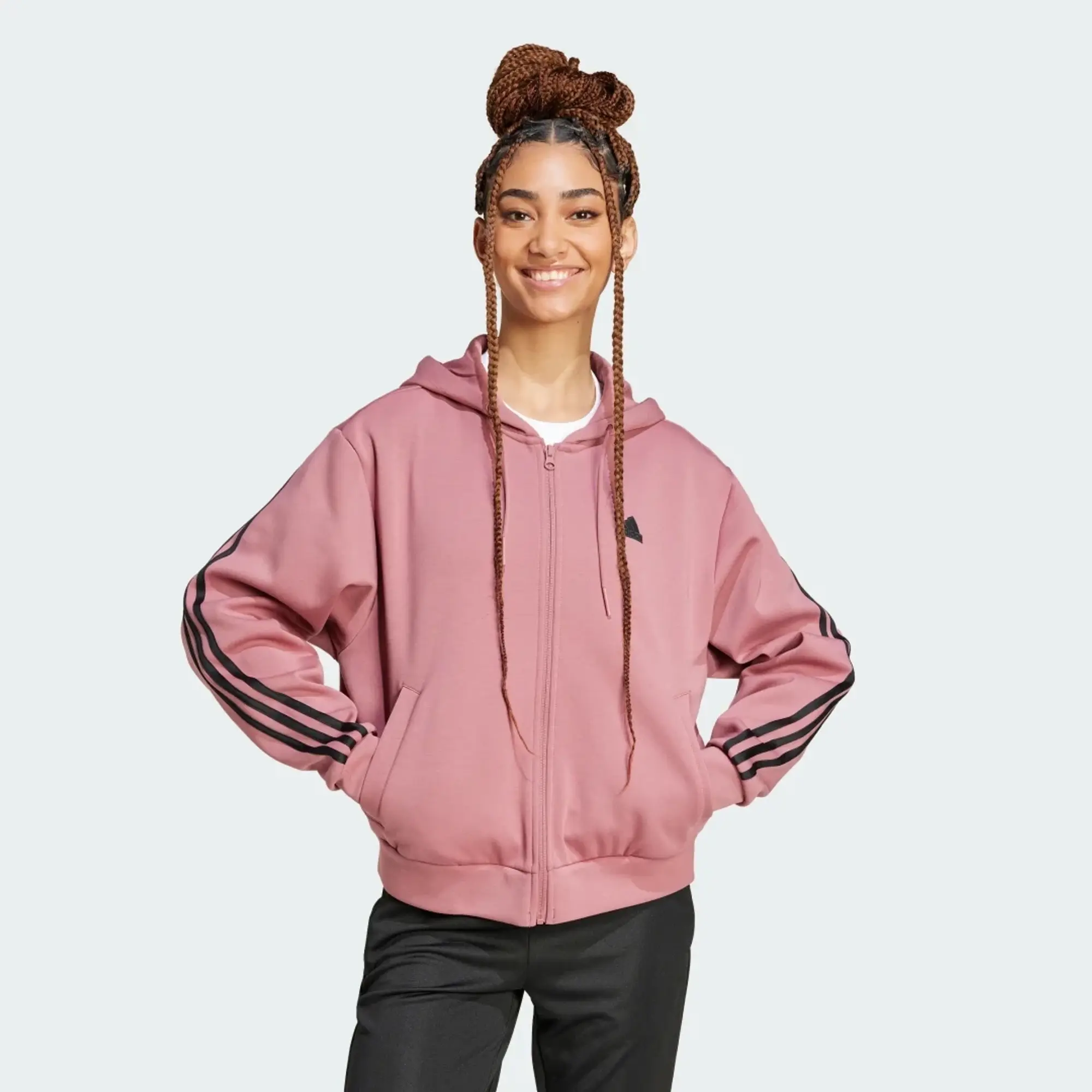 adidas Future Icons 3-Stripes Full Zip Hoodie