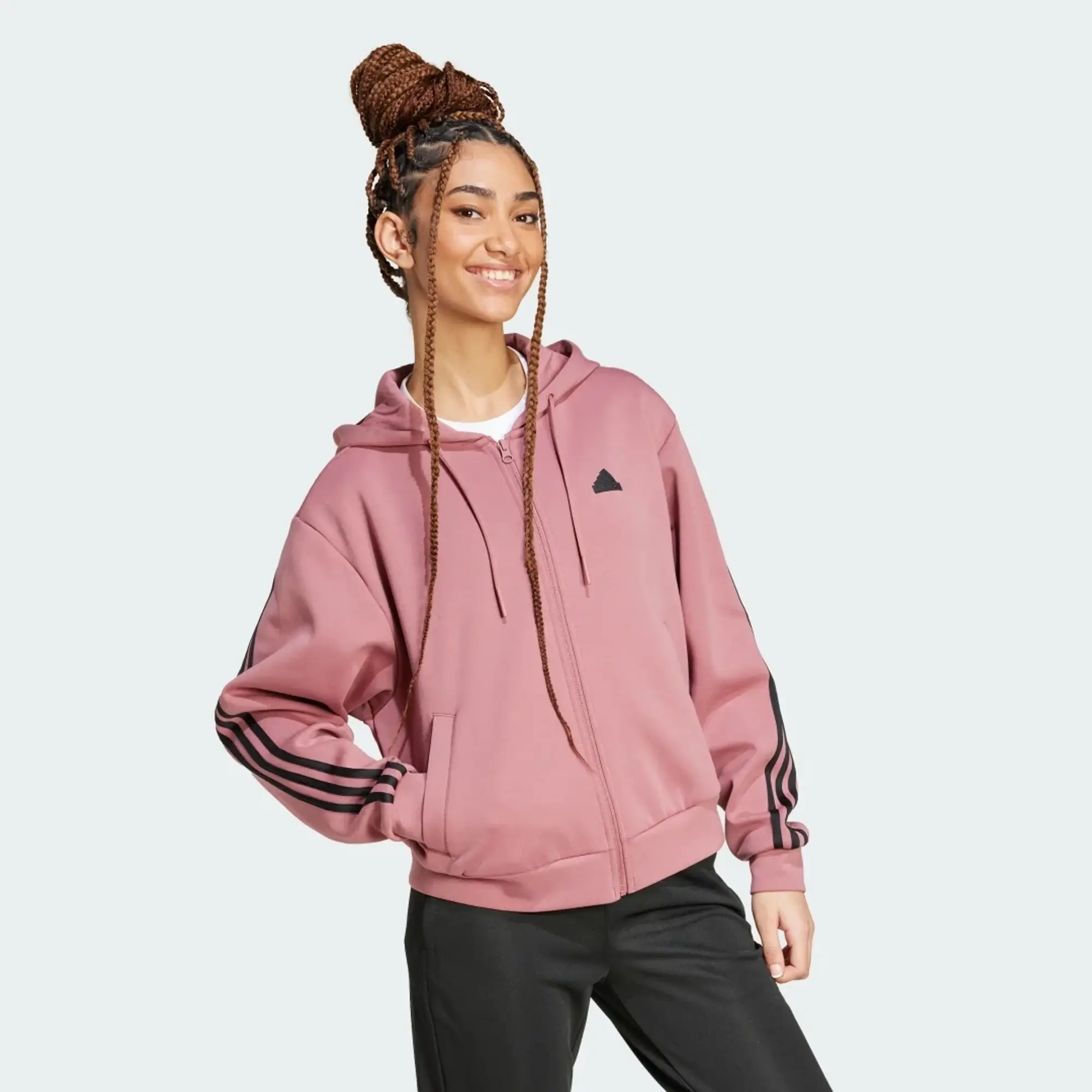 adidas Future Icons 3-Stripes Full Zip Hoodie
