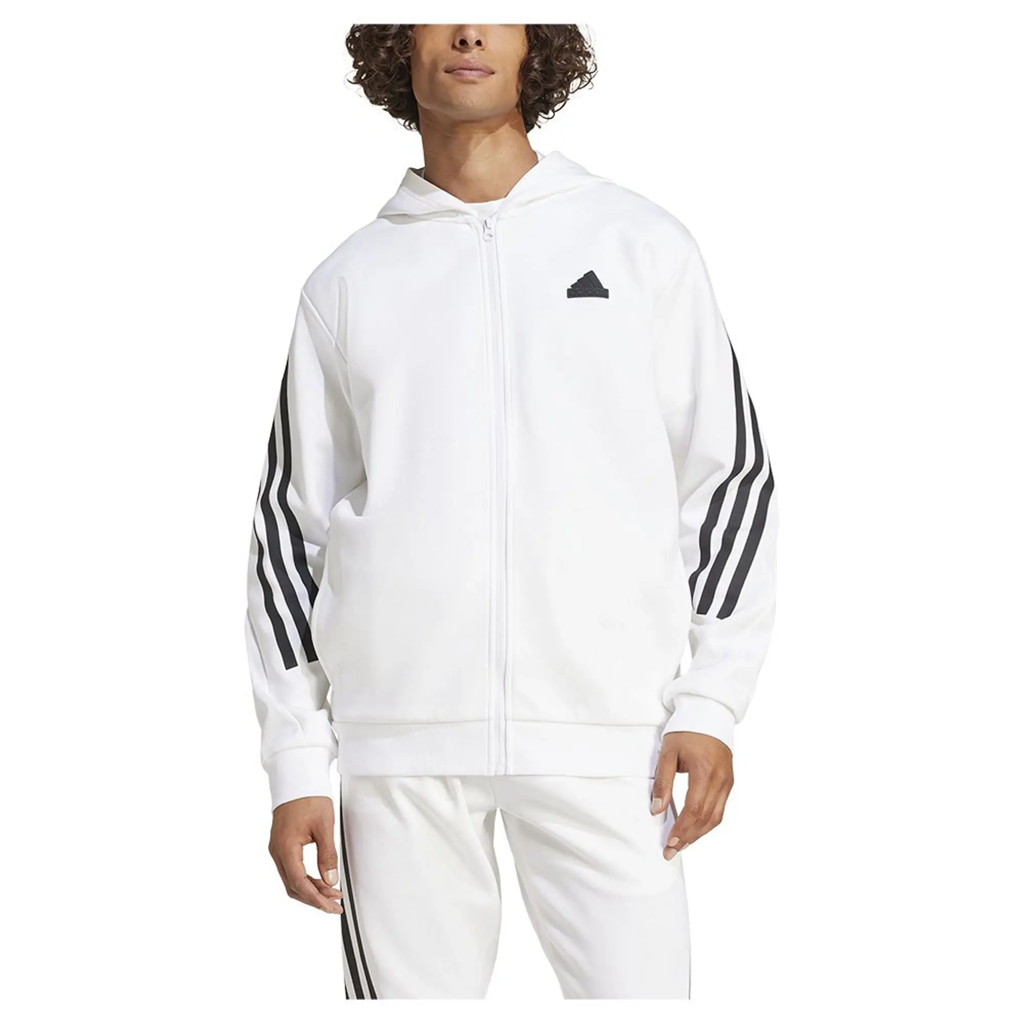 Adidas Future Icons 3 Stripes Full Zip Sweatshirt