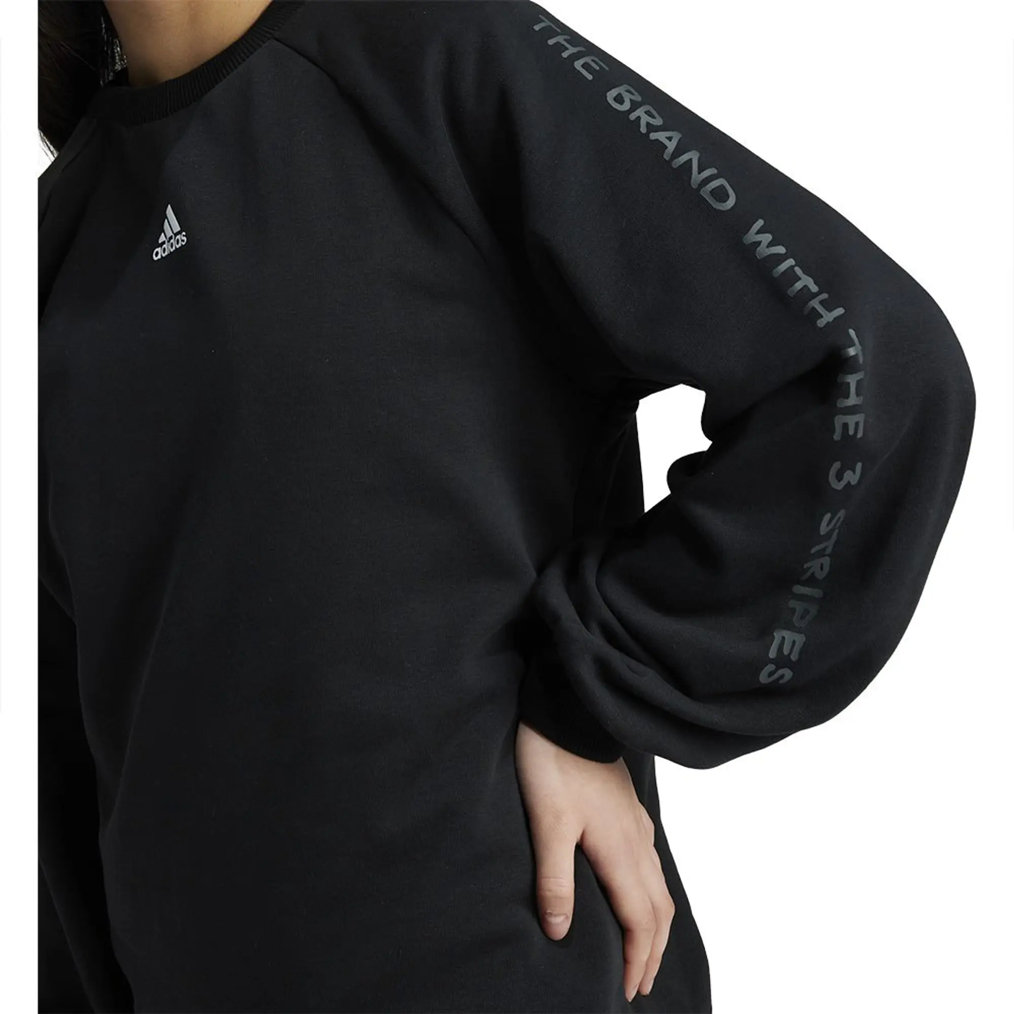 adidas Street Jam Crew Sweatshirt Kids - Black