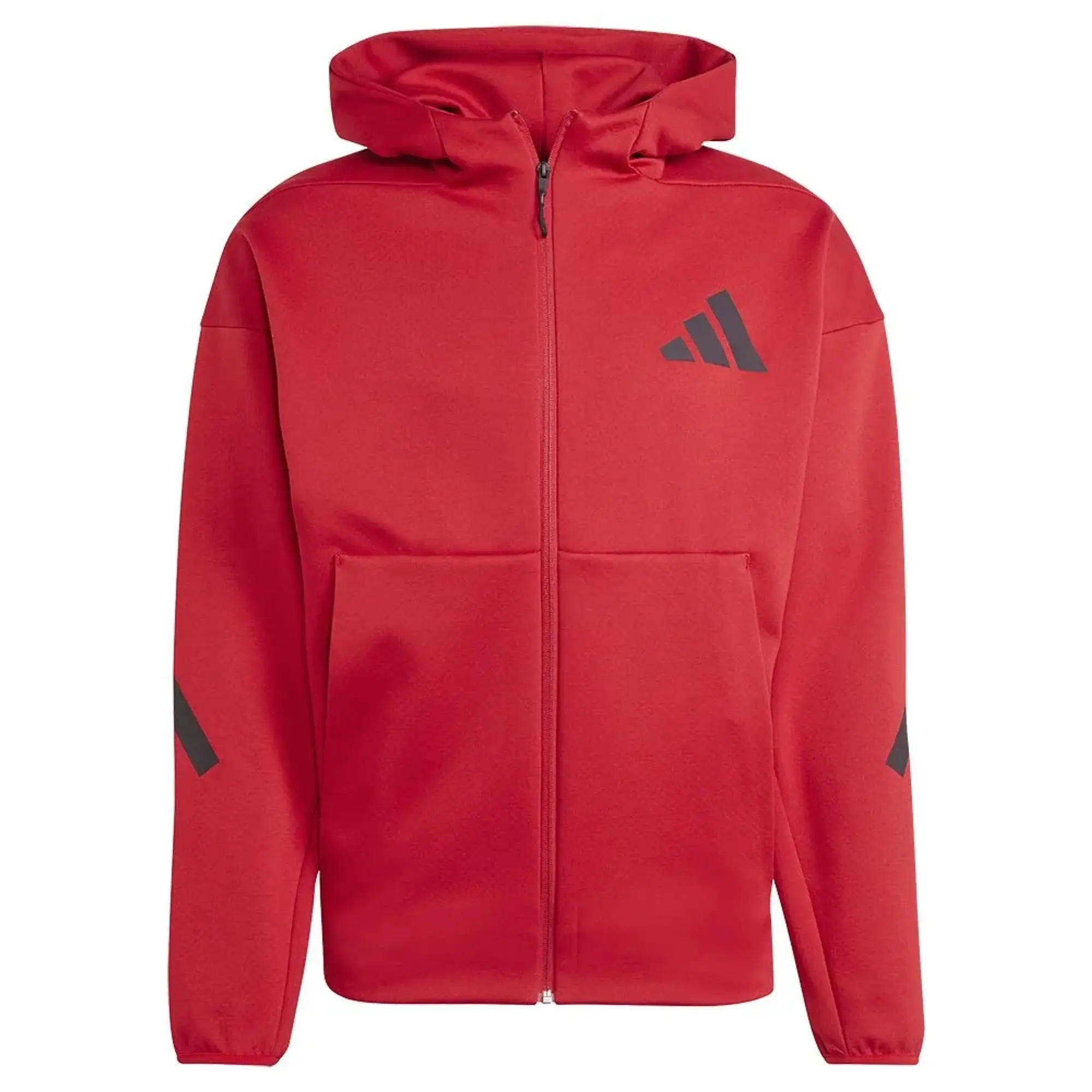 adidas Wales Z.N.E. Full Zip Hoodie - Red - Mens