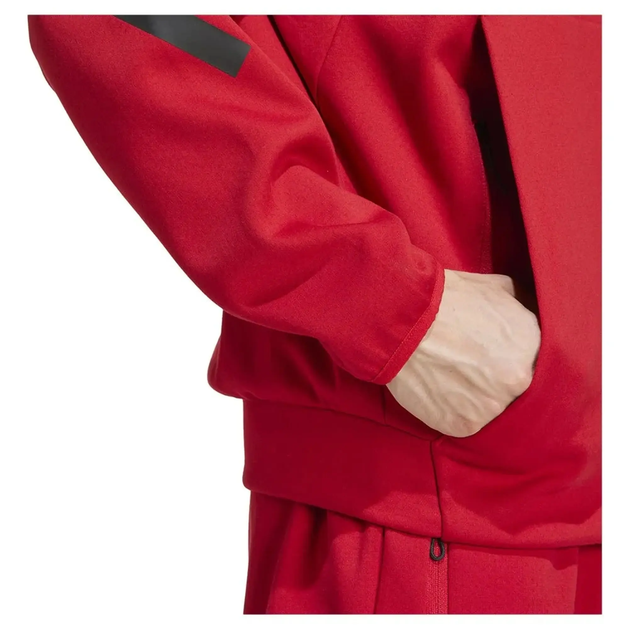 adidas Wales Z.N.E. Full Zip Hoodie - Red - Mens