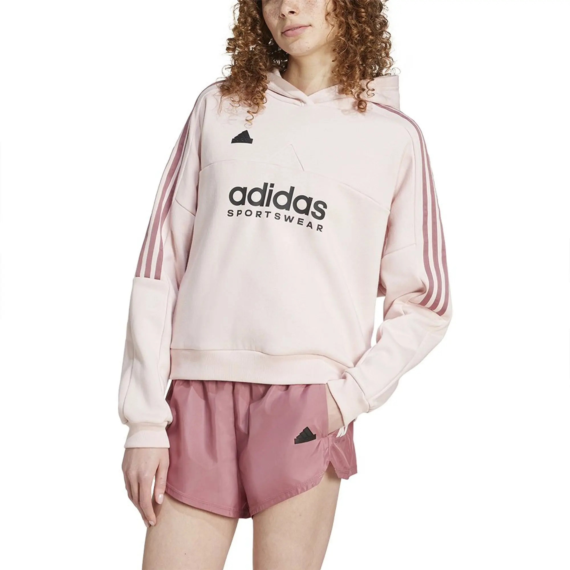 Adidas Tiro Cut 3 Stripes Fleece Sweatshirt