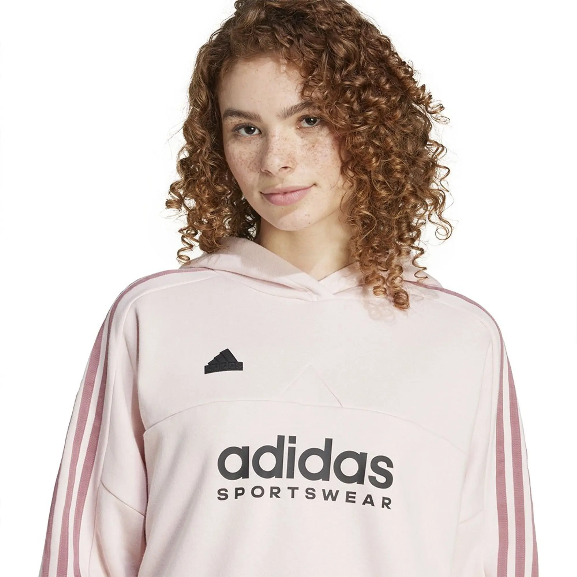 Adidas Tiro Cut 3 Stripes Fleece Sweatshirt