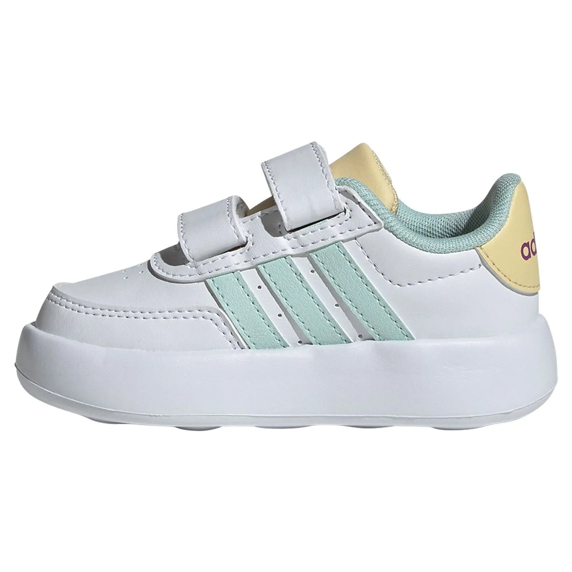 adidas  BREAKNET 2.0 EL C  girls's Children's Shoes (Trainers) in White