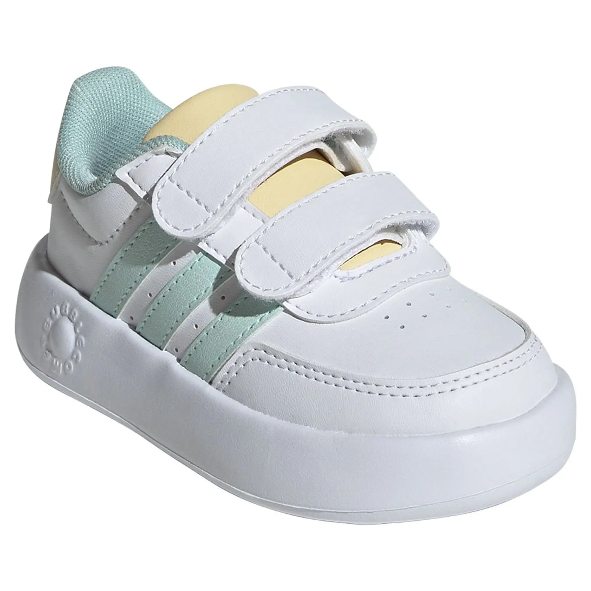 adidas  BREAKNET 2.0 EL C  girls's Children's Shoes (Trainers) in White