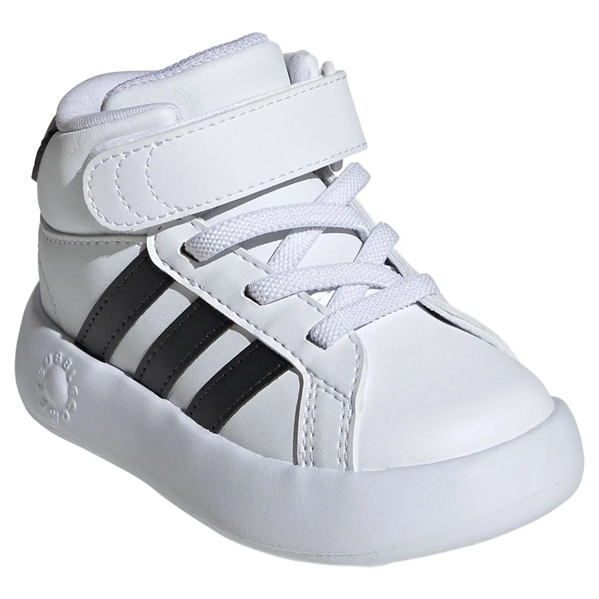 adidas  GRAND COURT MID I  boys's Children's Shoes (High-top Trainers) in White