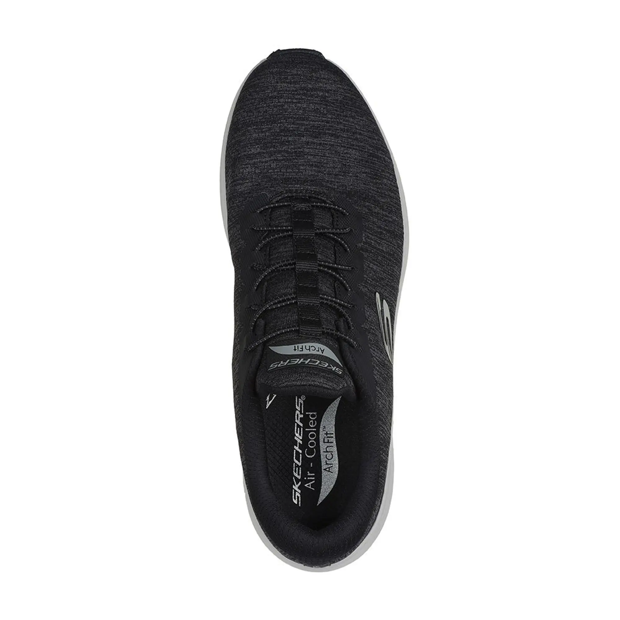 Skechers Men's Arch Fit 2.0 - Upperhand Sneaker in Black/Gray