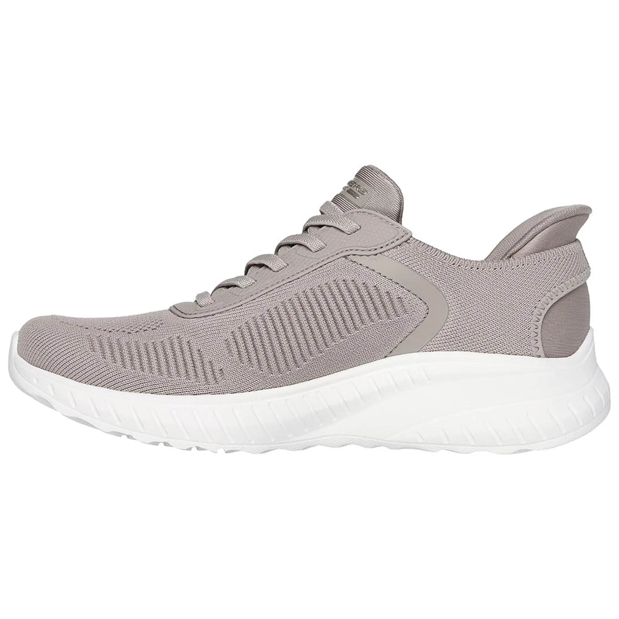 Skechers Women's Slip-ins: BOBS Sport Squad Chaos Sneaker in Taupe