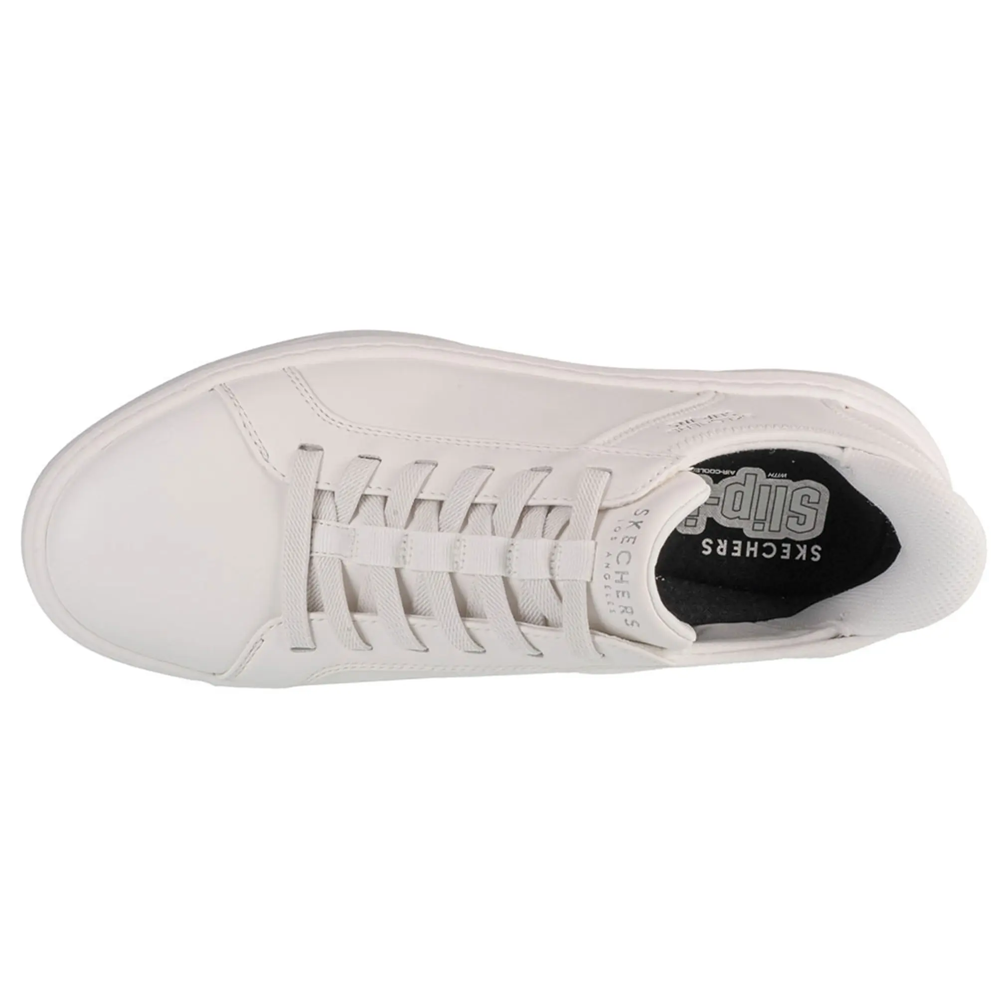 Skechers Men's Slip-ins: Court Break - Double Vented Sneaker in White