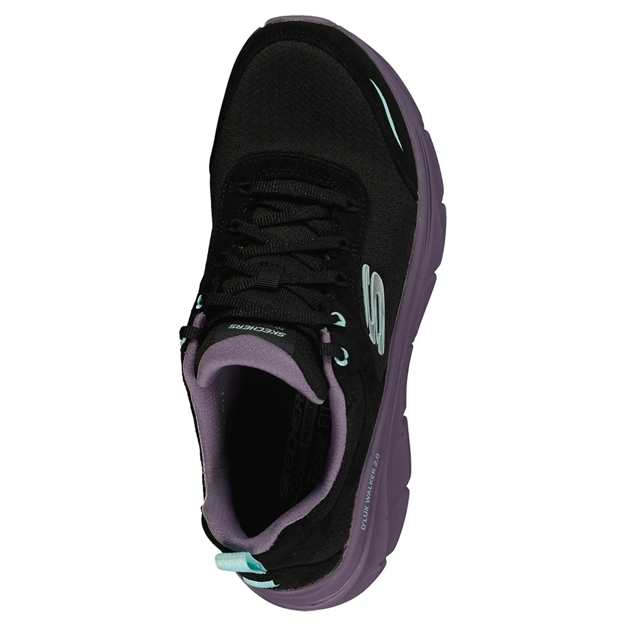Skechers D Lux Walker 2.0 Runners Womens - Black