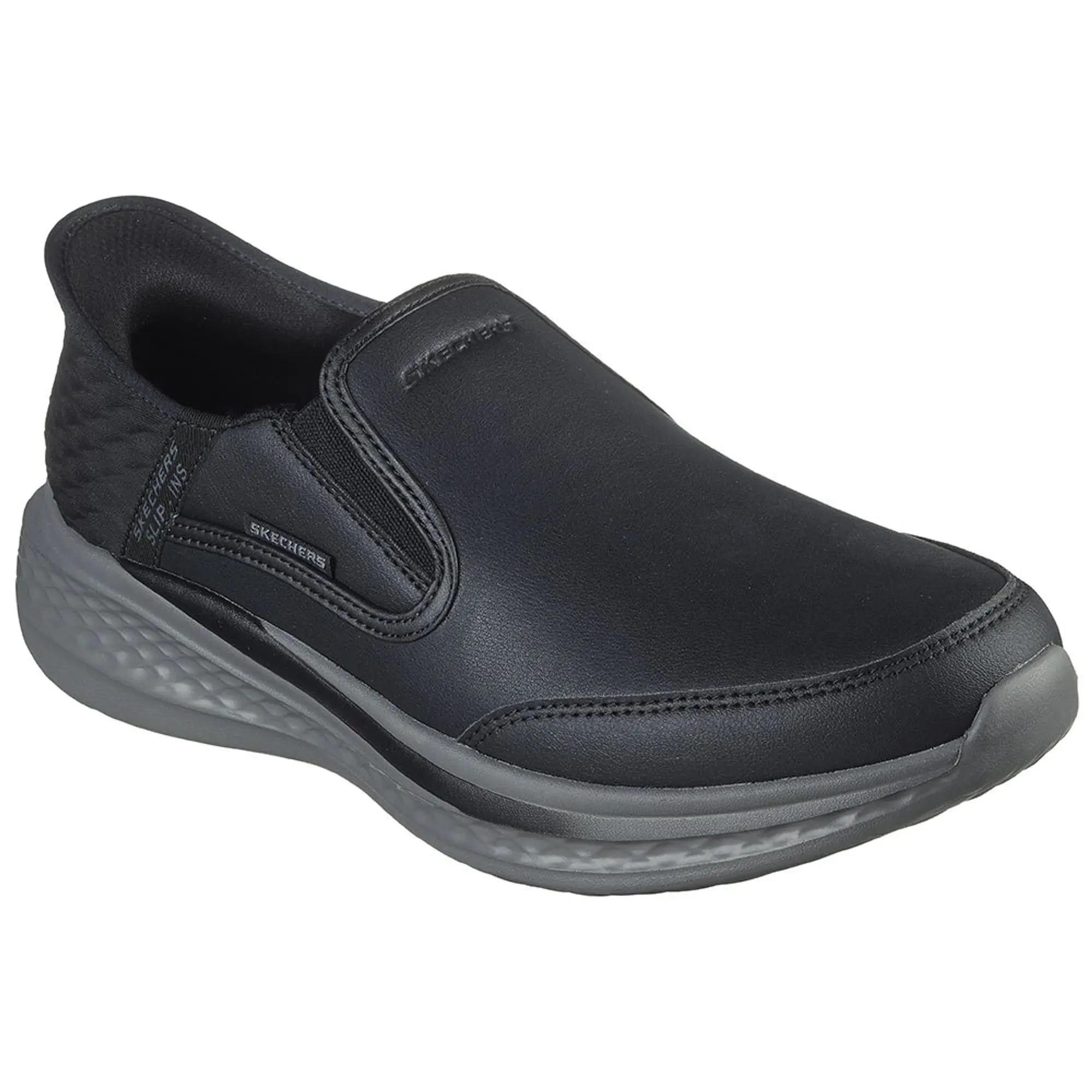 Skechers Men's Slip-ins Relaxed Fit: Slade - Cooper Slip-On Shoes in Black
