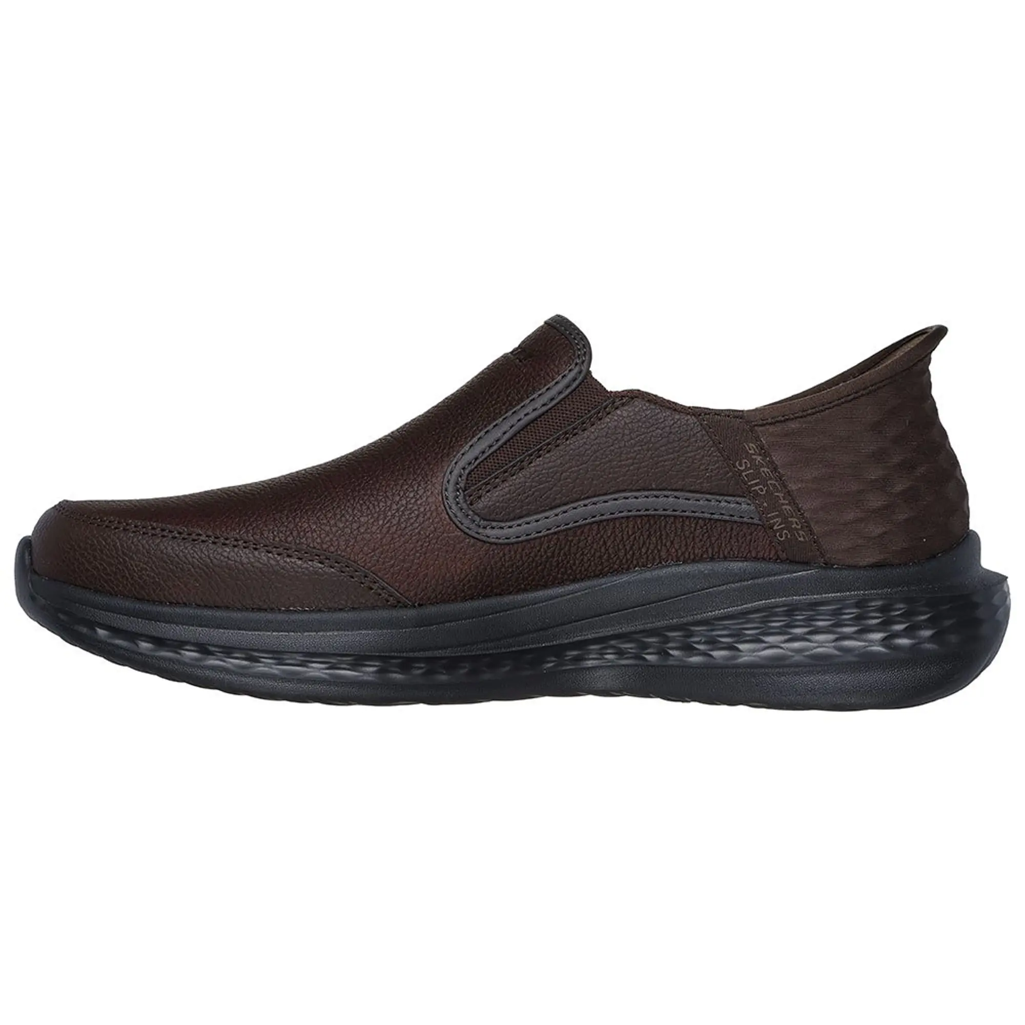 Skechers Men's Slip-ins Relaxed Fit: Slade - Cooper Slip-On Shoes in Red/Brown