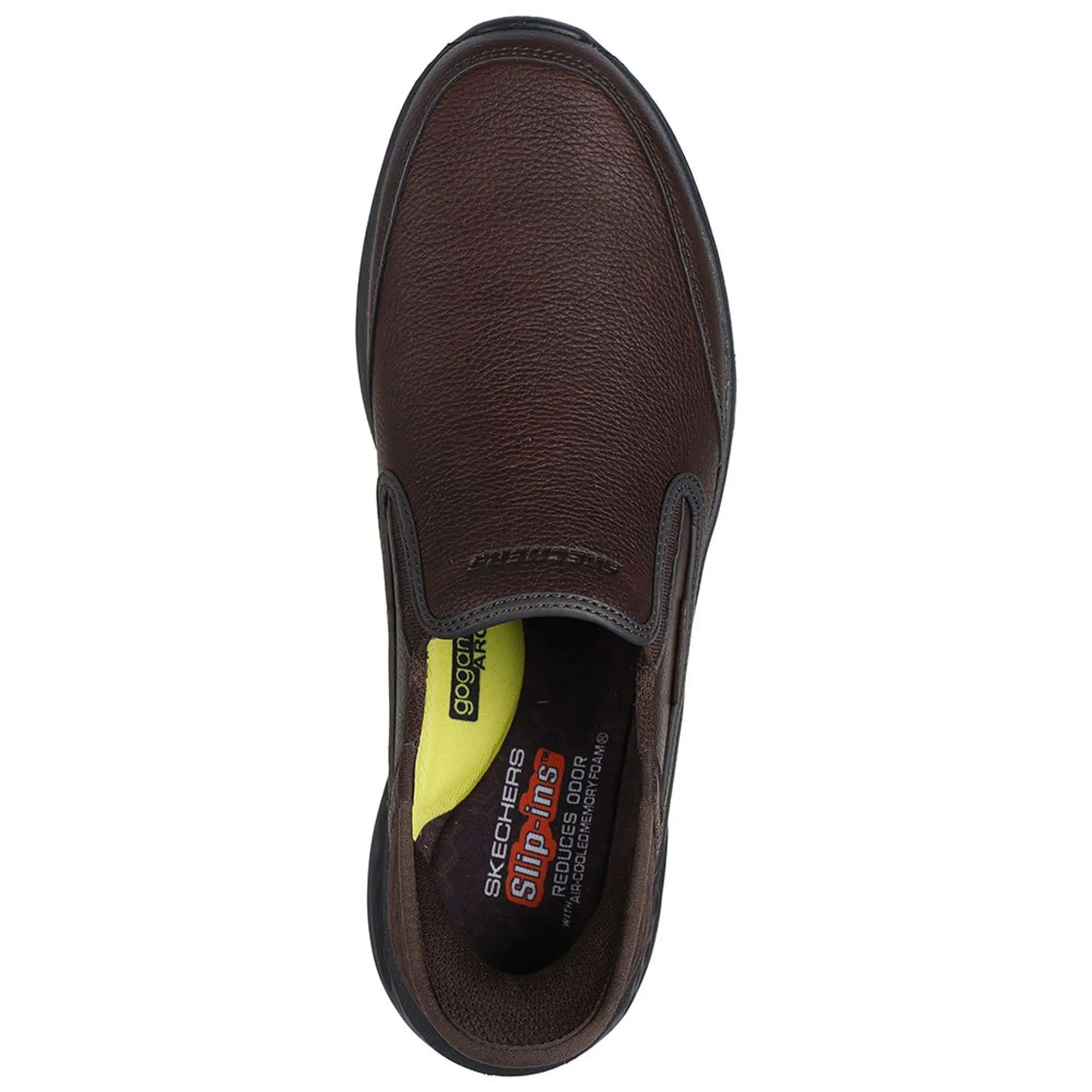 Skechers Men's Slip-ins Relaxed Fit: Slade - Cooper Slip-On Shoes in Red/Brown