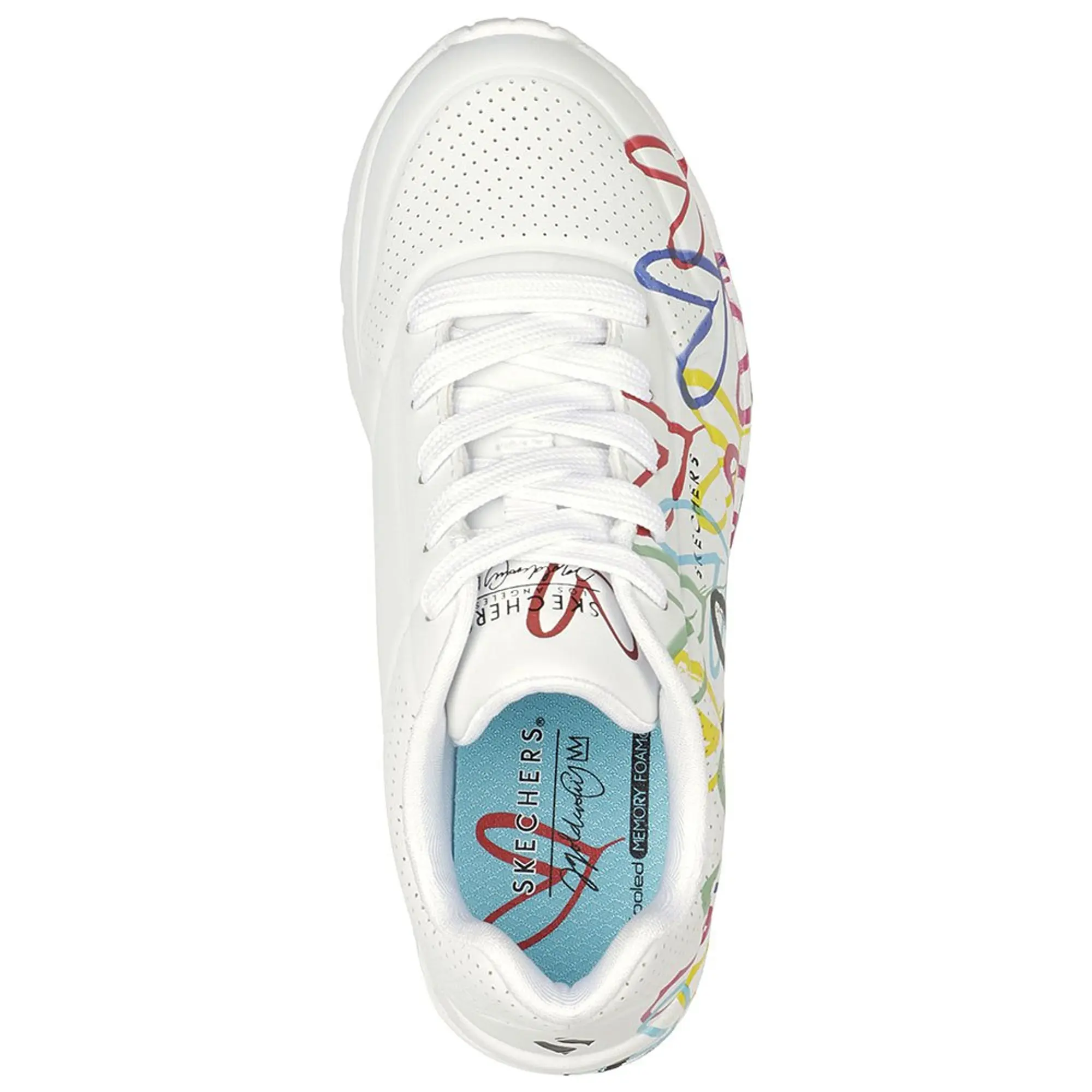 Skechers Uno Lite Spread The Love Trainers