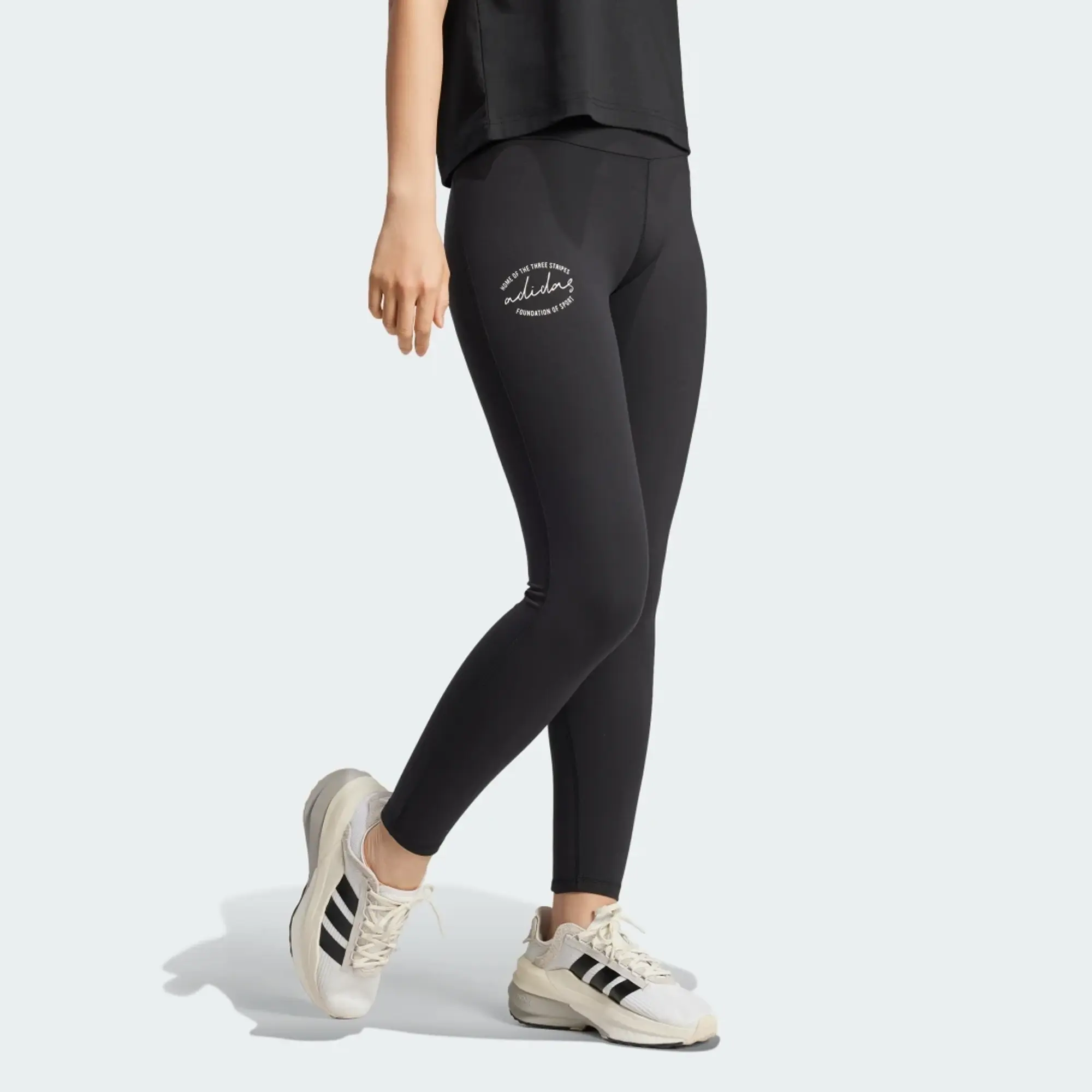 adidas Signature Graphic Print High-Waisted 7/8 Leggings