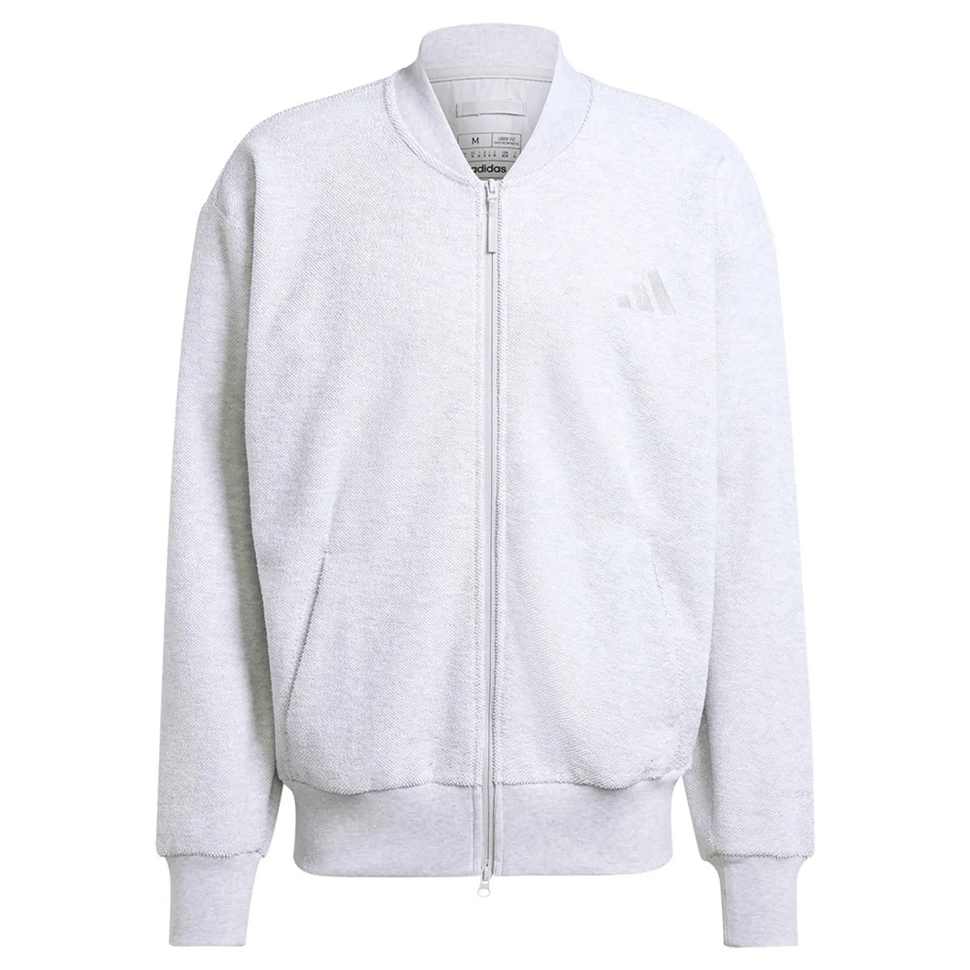 Adidas Elevated All Szn Terry Loop Bomber Jacket
