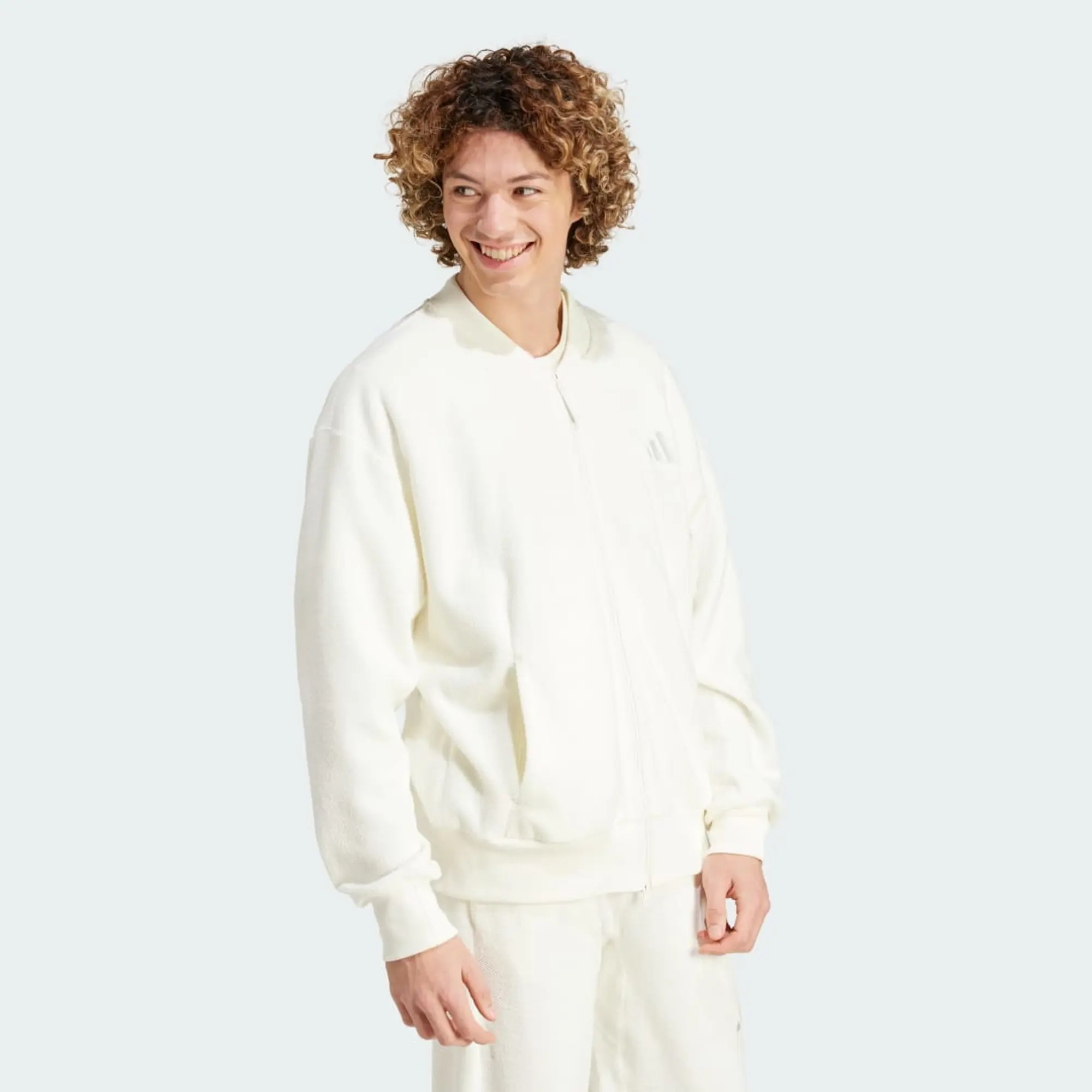 adidas Elevated ALL SZN Terry Loop Bomber Jacket
