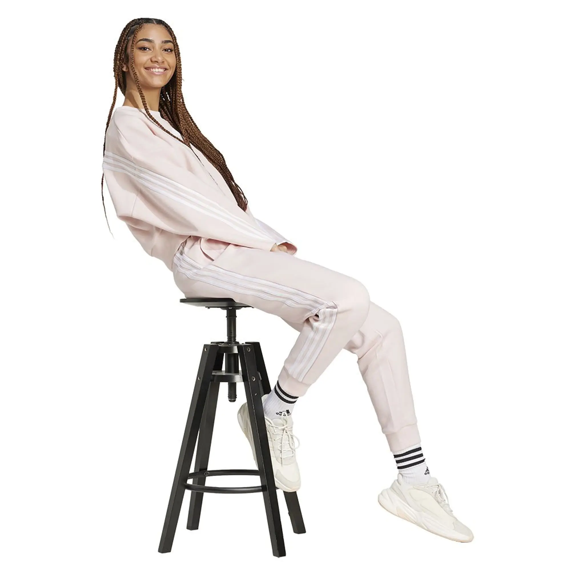 adidas  Future Icons 3-Stripes Regular Joggers  women's Sportswear in Pink