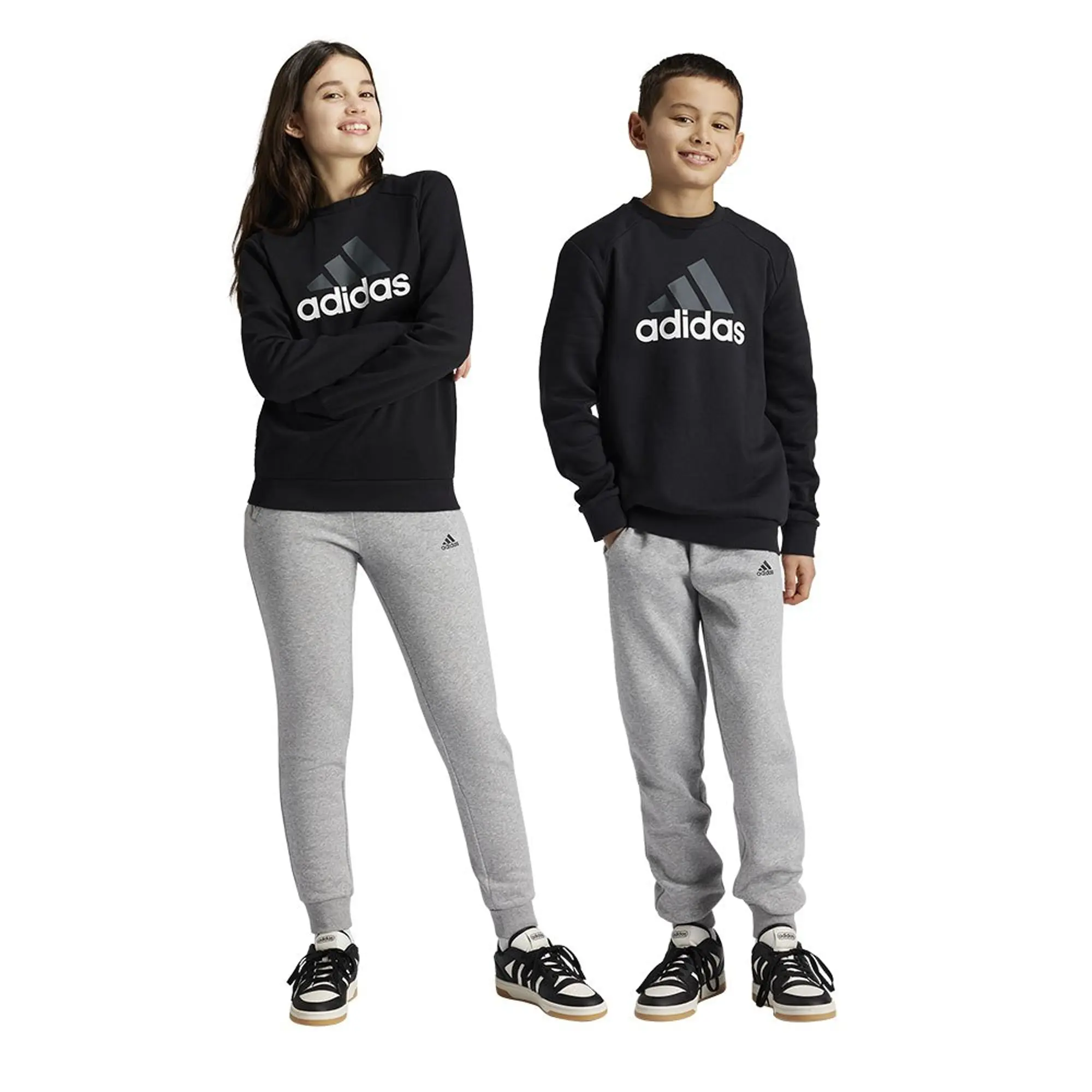 adidas Badge Of Sport Large Logo Tracksuit Junior - Black - Kids