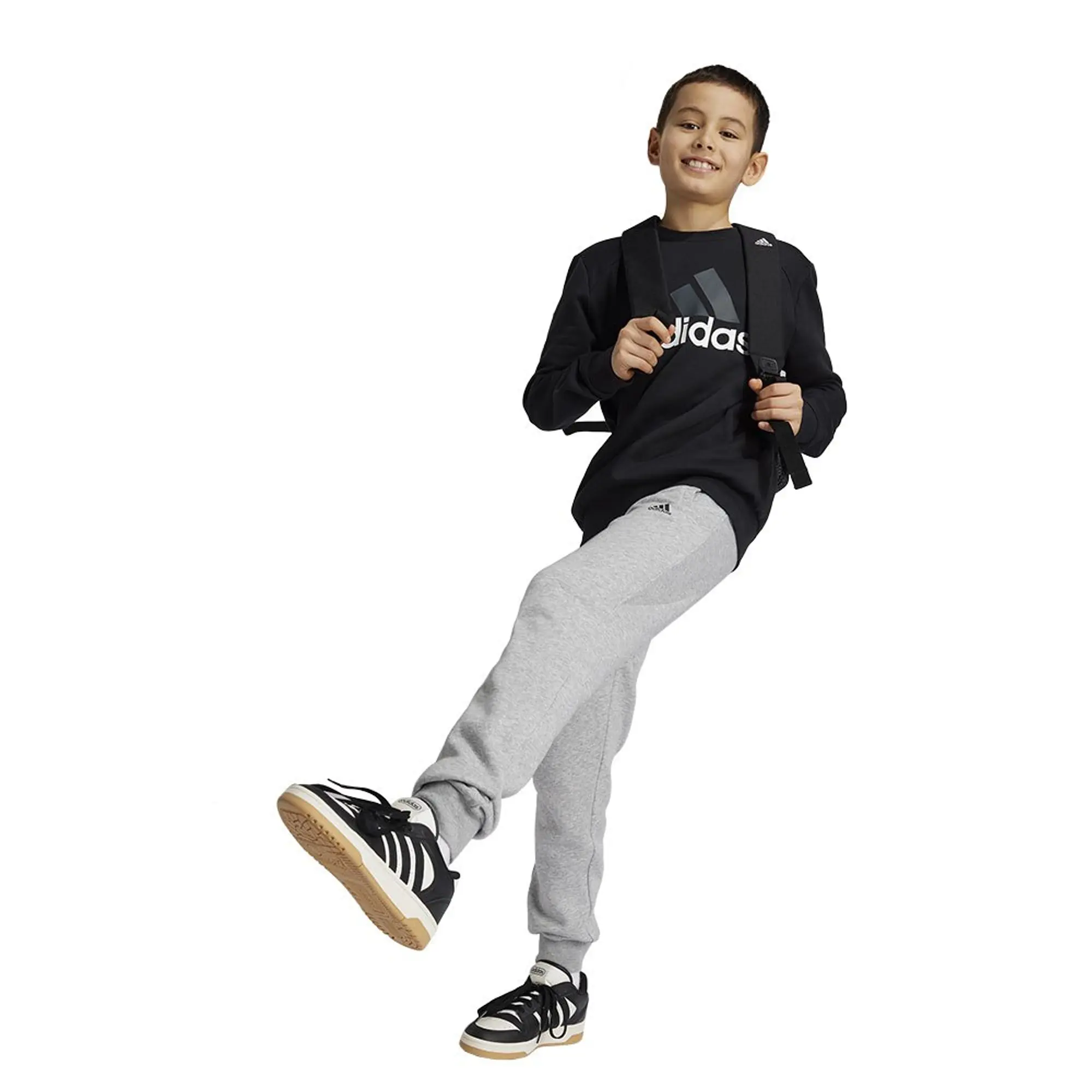 adidas Badge Of Sport Large Logo Tracksuit Junior - Black - Kids