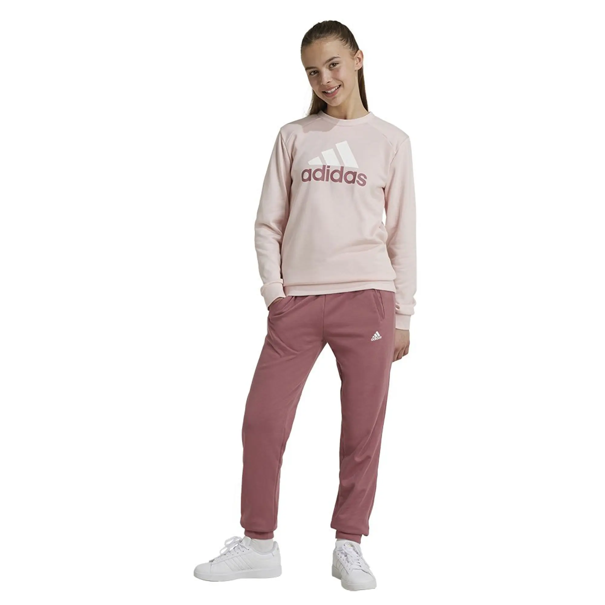 Adidas Essentials Big Logo French Terry Joggers Tracksuit