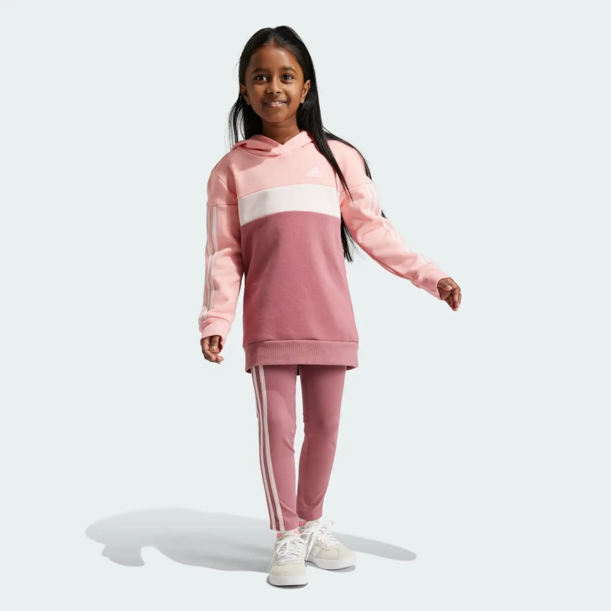 Adidas Tiberio 3 Stripes Colorblock Fleece Leggings Tracksuit
