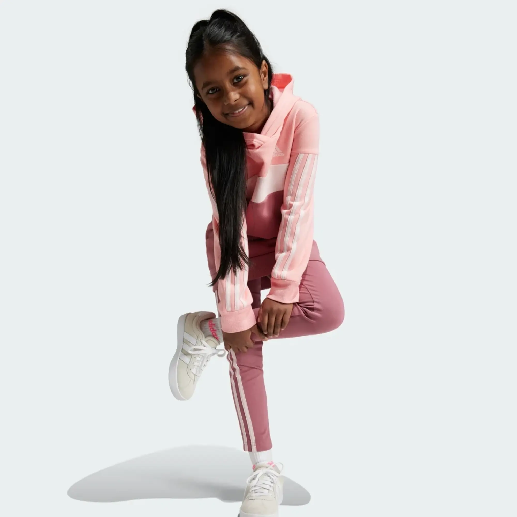 Adidas Tiberio 3 Stripes Colorblock Fleece Leggings Tracksuit
